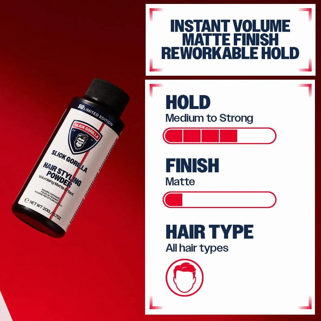 Slick Gorilla Hair Styling puder do stylizacji włosów, 20 g