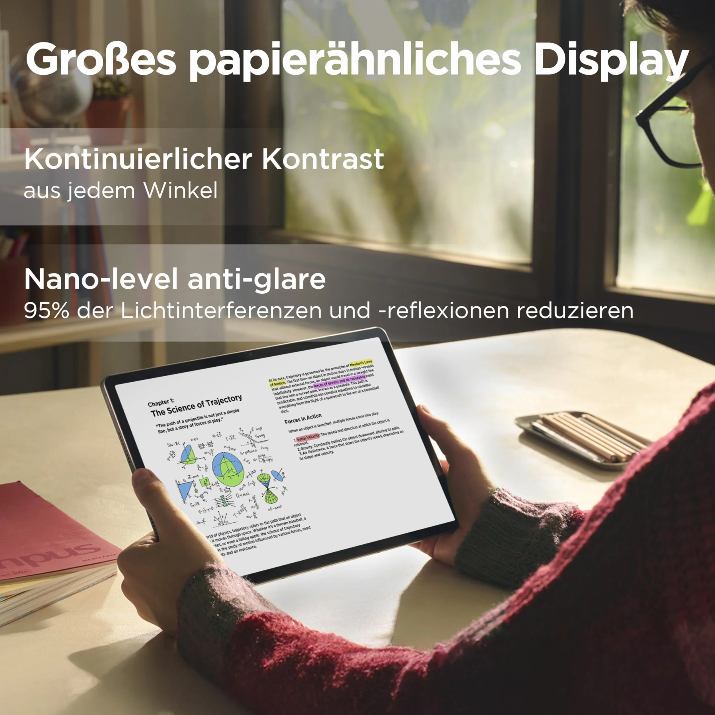 Lenovo Idea Tab Pro Tablet | 12,7" wyświetlacz 3K | MediaTek Dimensity 8300 | 8 GB RAM | 256 GB eMMC | Android 14 | Luna Grey | w zestawie Tab Pen Plus