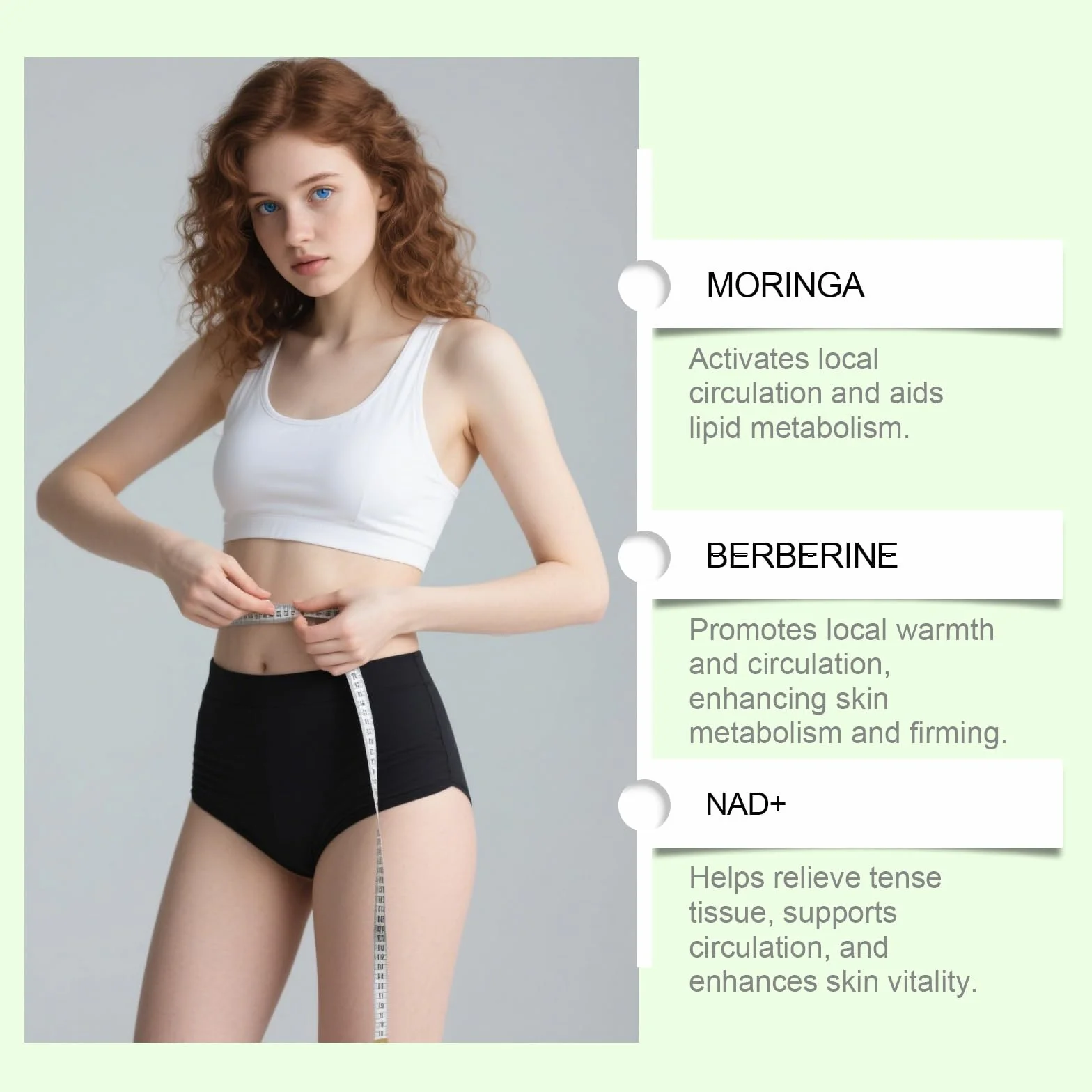 Moringa X Berberine Plaster odchudzający, 10 w 1 Nano Microneedle Plaster, naturalna plaster odchudzający, płaski brzuch, łatwa w aplikacji, niewidoczna, regulująca metabolizm