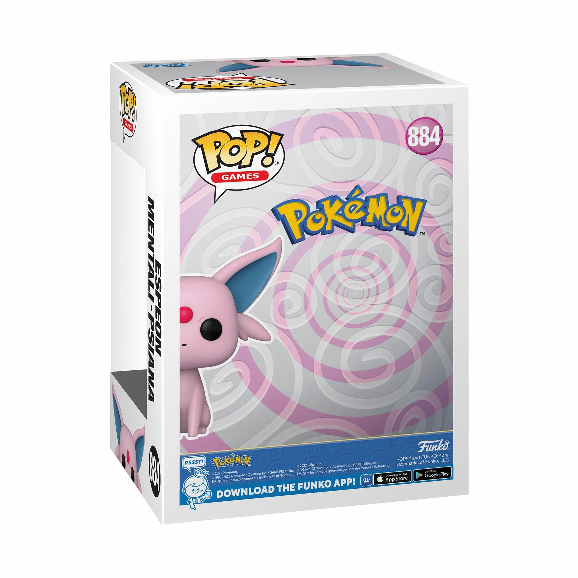 Funko Pop! Games Pokemon Espeon Mentali Figurka winylowa do kolekcjonowania