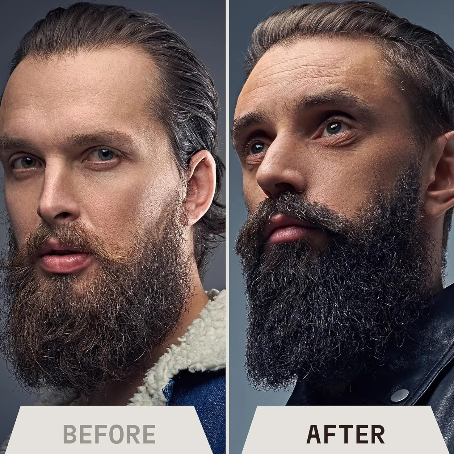 Striking Viking Olejek do brody 4 sztuki – Zmiękczający i kondycjonujący olejek do brody mężczyzn– Różne zapachy cytrusów, wanilii, drzewa sandałowego i cedru – Wzbogacony olejkami arganowymi i jojoba