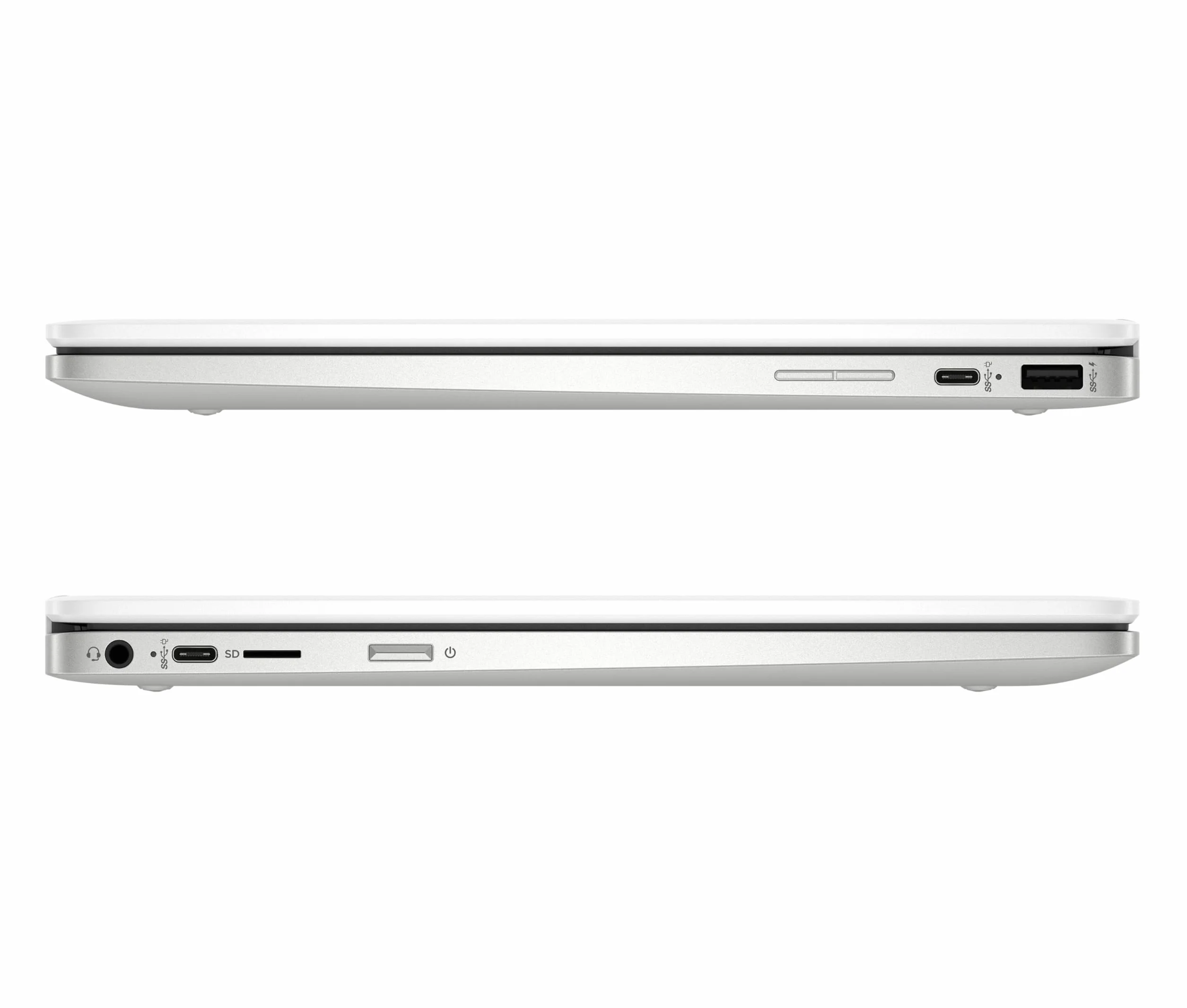 HP Chromebook x360 Laptop, 14" ekran dotykowy, Intel Celeron N4120, 4 GB DDR4 RAM, 64 GB eMMC, Intel UHD Graphics 600, system operacyjny ChromeOS, klawiatura QWERTZ, Germini, Biały ceramiczny
