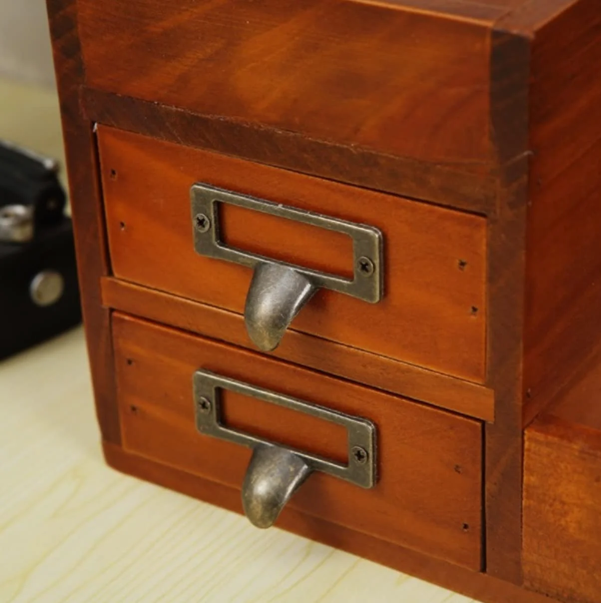 Przechowywania Kosmetyków Organizer na Kosmetyki Drewniane Pudełko Do Przechowywania Kosmetyków Z Szufladą Dress Table Organizer Do Pielęgnacji Skóry Organizer do Makijażu Stojak na Kosmetyki