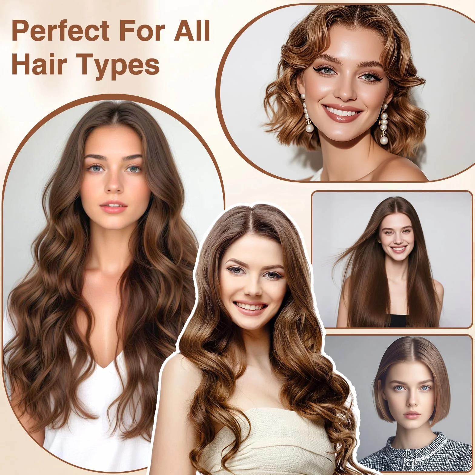 Mała okrągła szczotka objętościowa do Dyson do Airwrap lokówka akcesoria Styler Curling Hair Tool