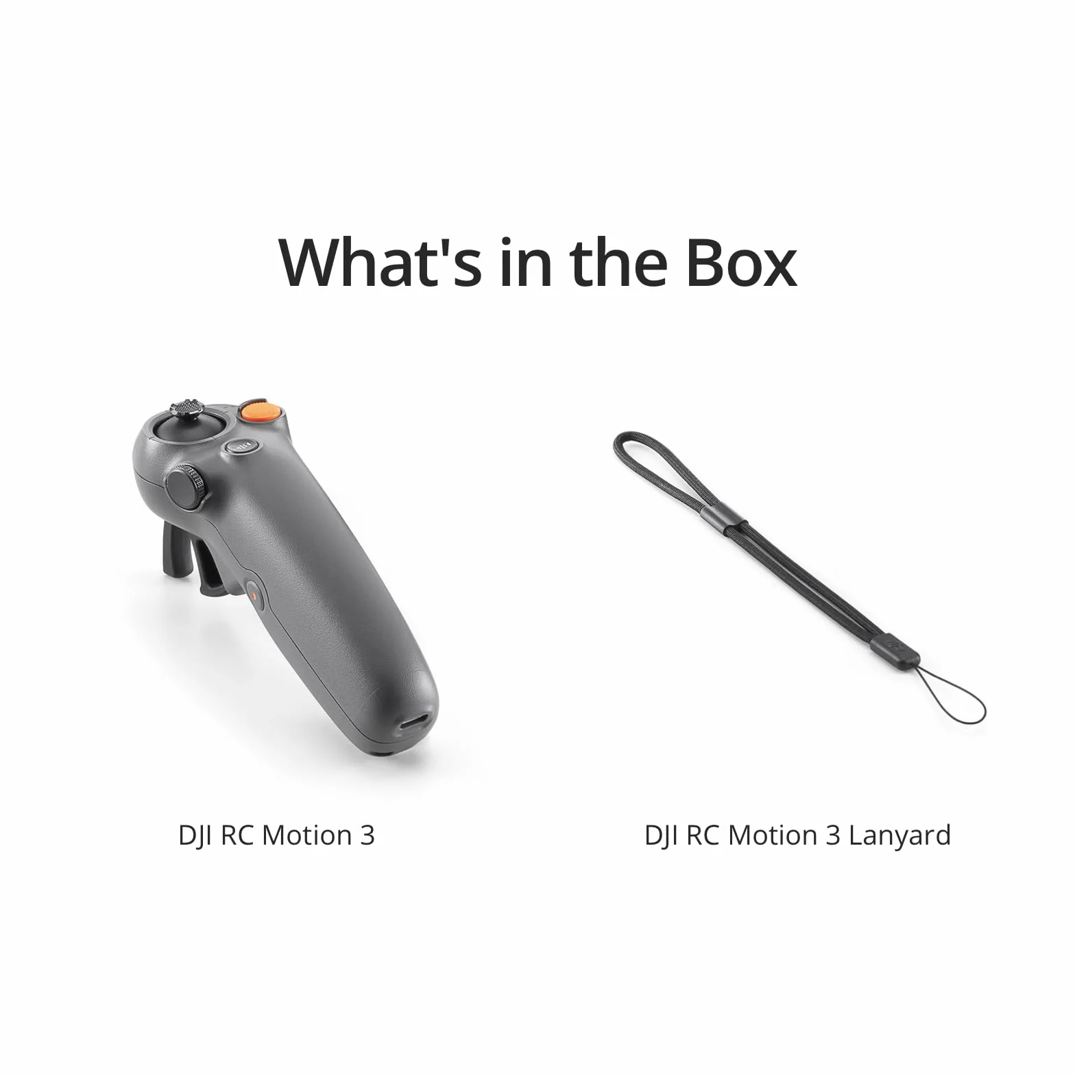 DJI RC Motion 3, FPV Smart pilot zdalnego sterowania z wciągającym sterowaniem ruchem, kompaktowy i przenośny, hamulec awaryjny One-Click, kursor AR, intuicyjny kontroler drona, kompatybilność z