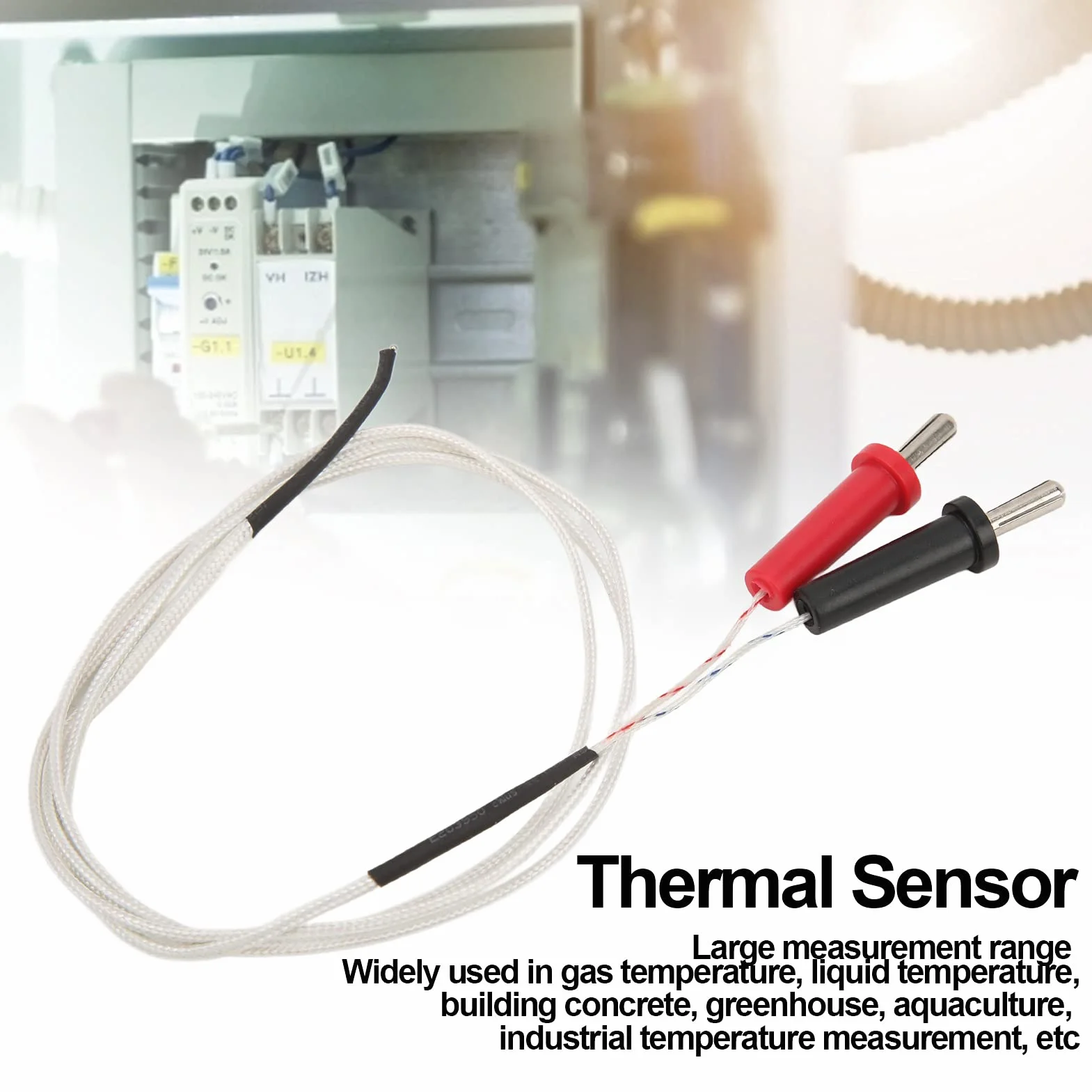 Podwójny czujnik temperatury 50-400℃ z kablem 4 mm