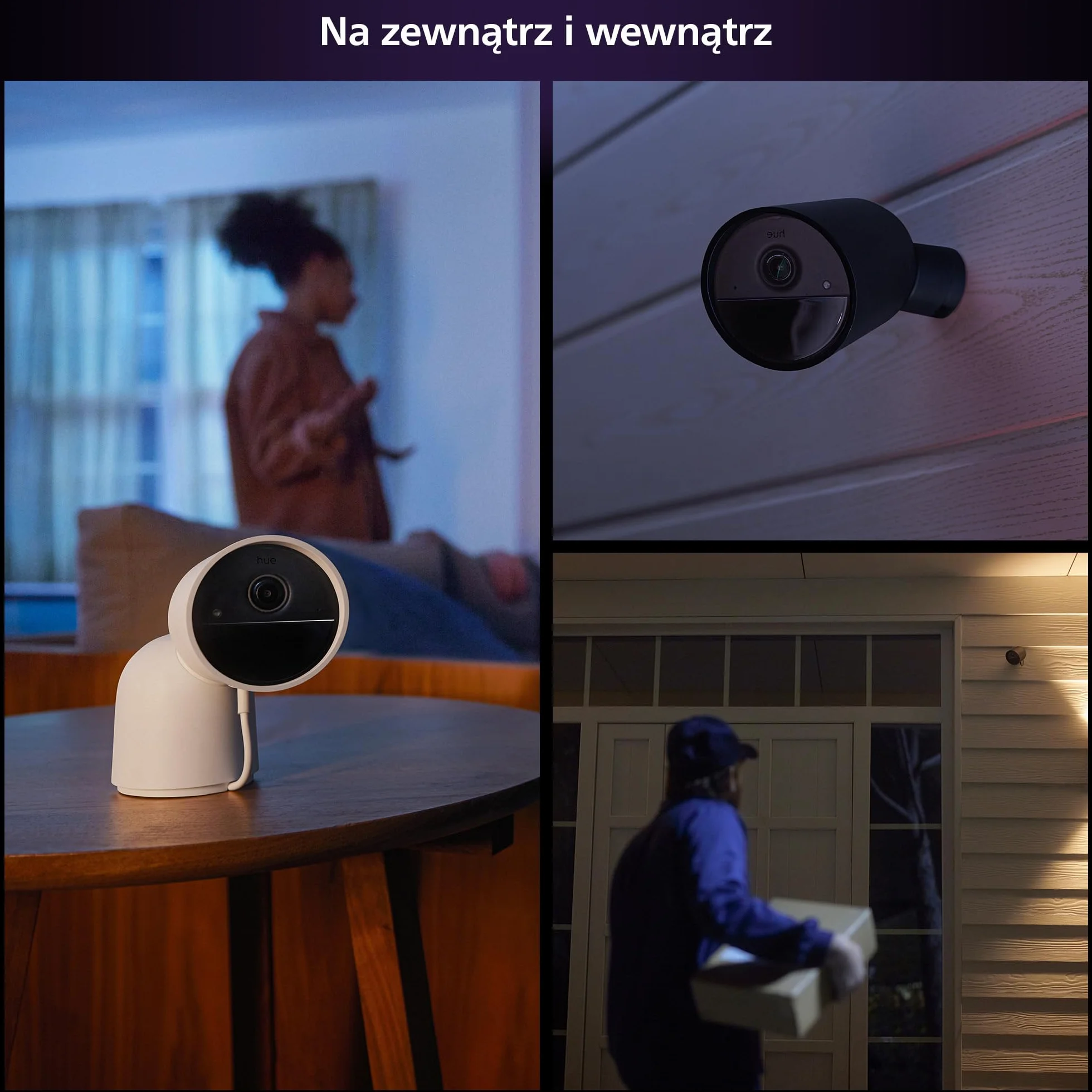 Philips Hue Raven Kamera przewodowa czarna