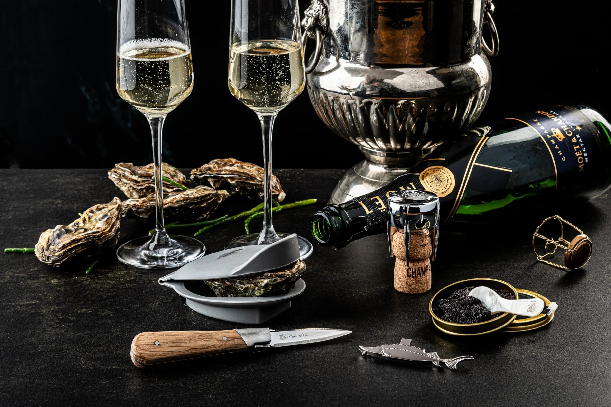 Laguiole Style de Vie Oyster Gift Set Exclusive Edition 'Luxury Line'