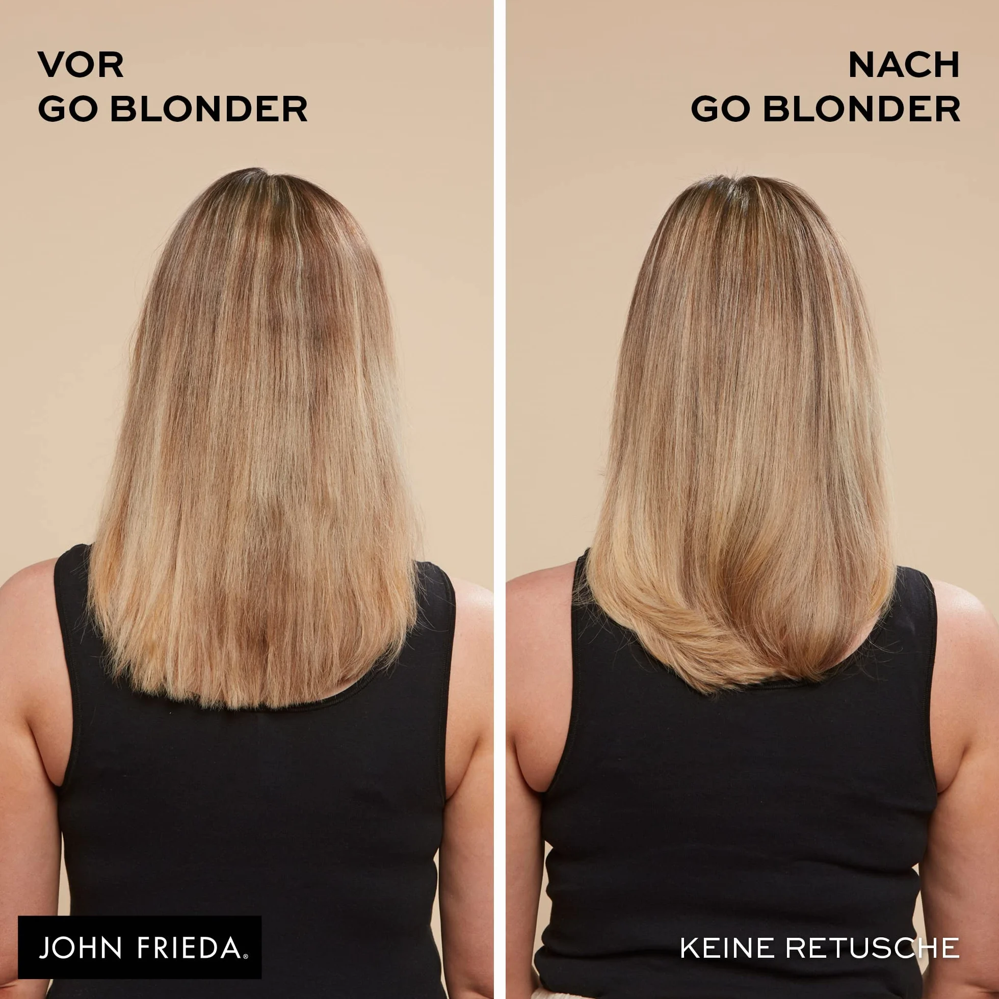 John Frieda Go Blonder Set – szampon, 250 ml i odżywka, 250 ml – typ włosów: blond, blond – stopniowo rozjaśnia
