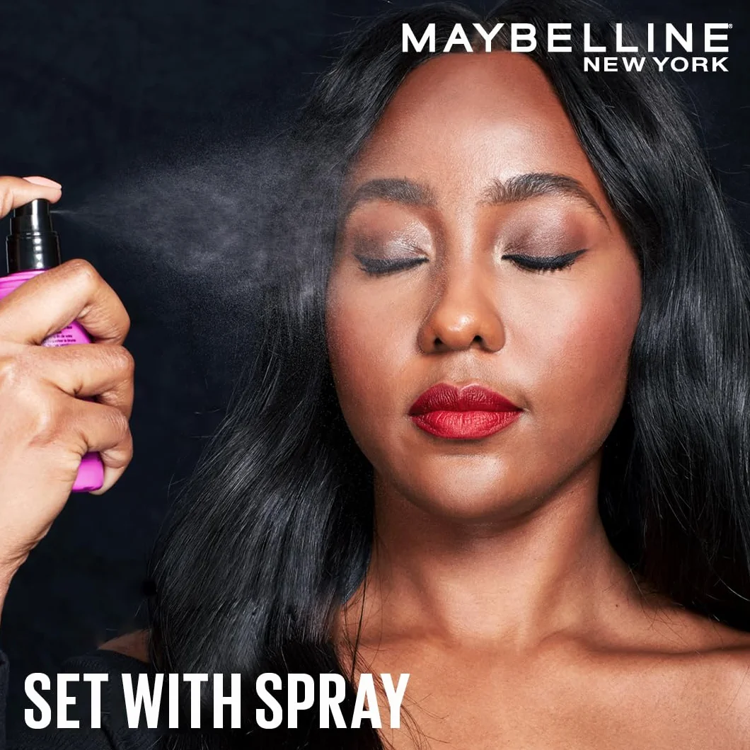 Maybelline New York Lasting Fix spray utrwalający makijaż, perfekcyjny makijaż przez wiele godzin, 100 ml