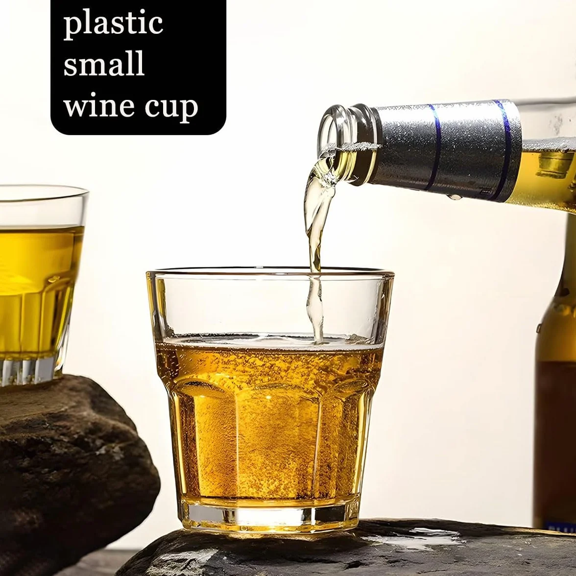 Plastikowe kieliszki do alkoholu 3,5 cl 35 ml do shotów, przezroczyste, wielokrotnego użytku