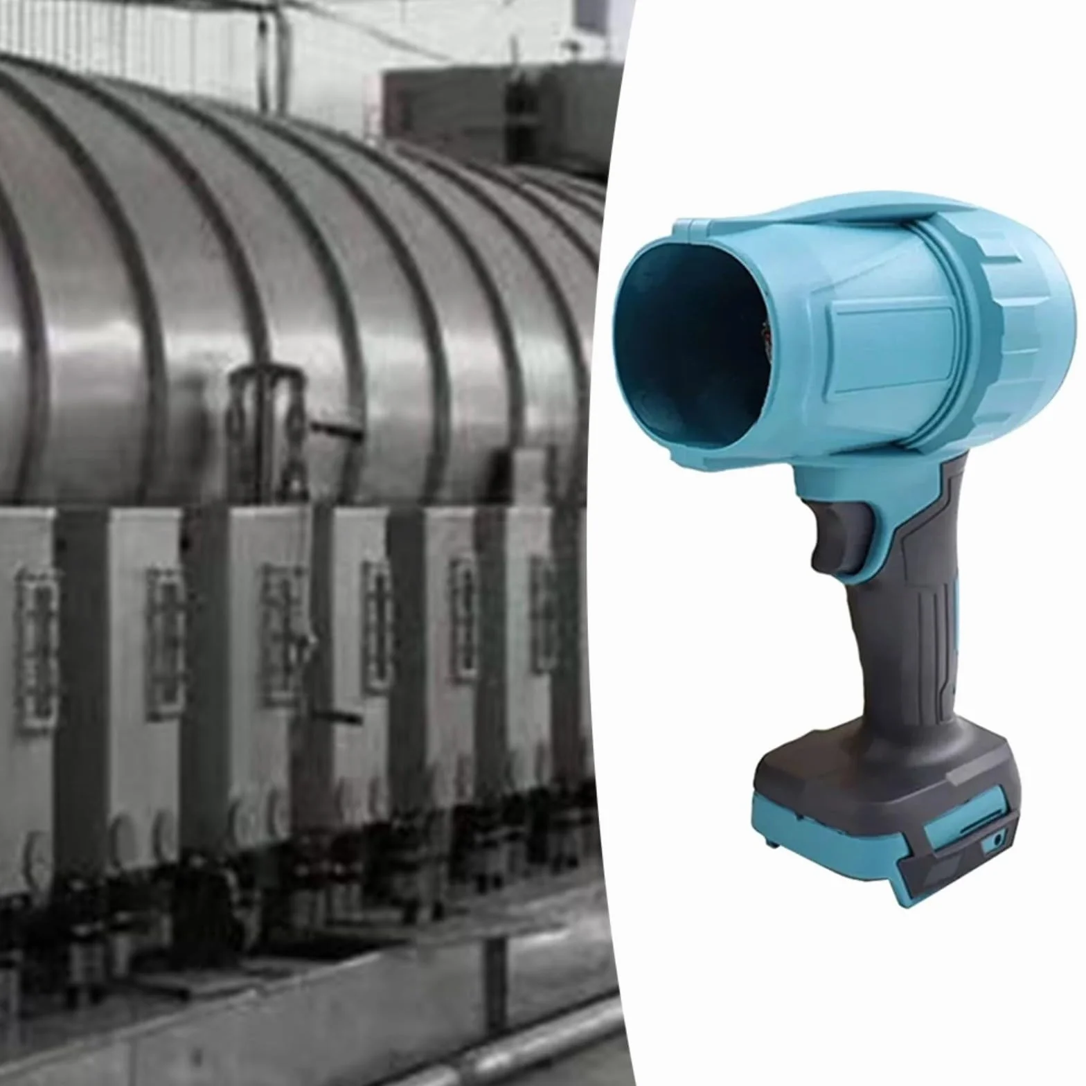 Turbo-ręczny wentylator 1000 W, szybki wydajny przepływ powietrza 0,92 kg, turbo, do czyszczenia i cyrkulacji powietrza