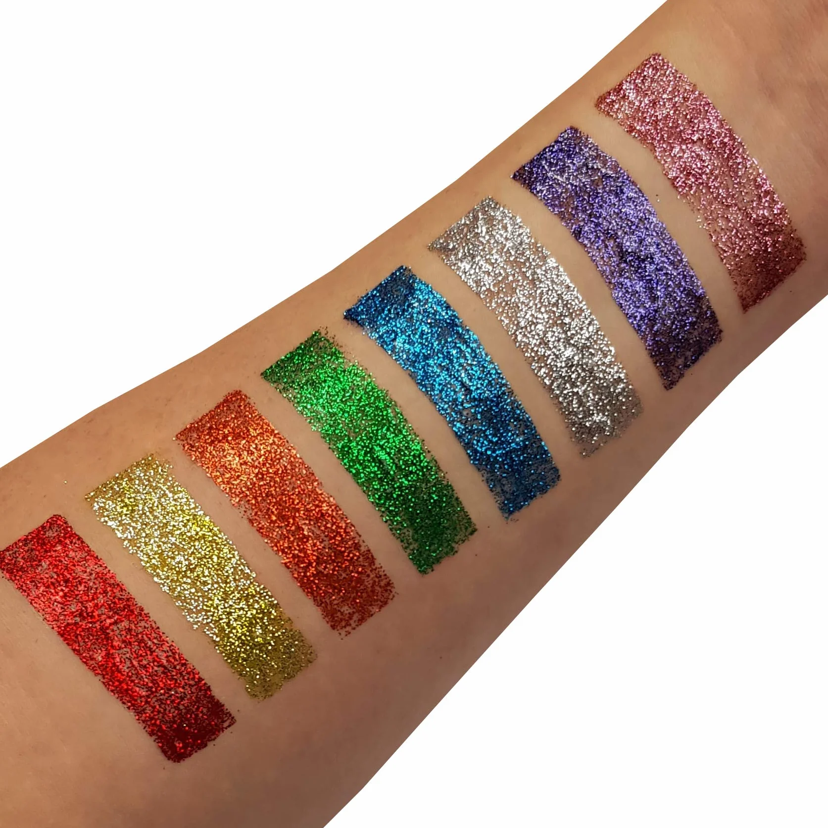 Moon Glitter - Klasyczny cienki błyszczący żel - 12 ml - Czerwony - Brokat do twarzy.