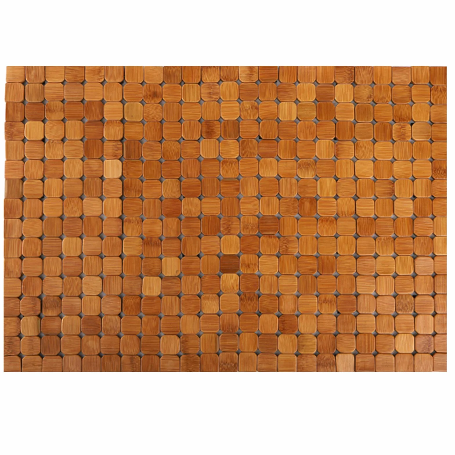 Dicunoy Bambusowa mata łazienkowa dywanik prysznicowy 60x40 cm