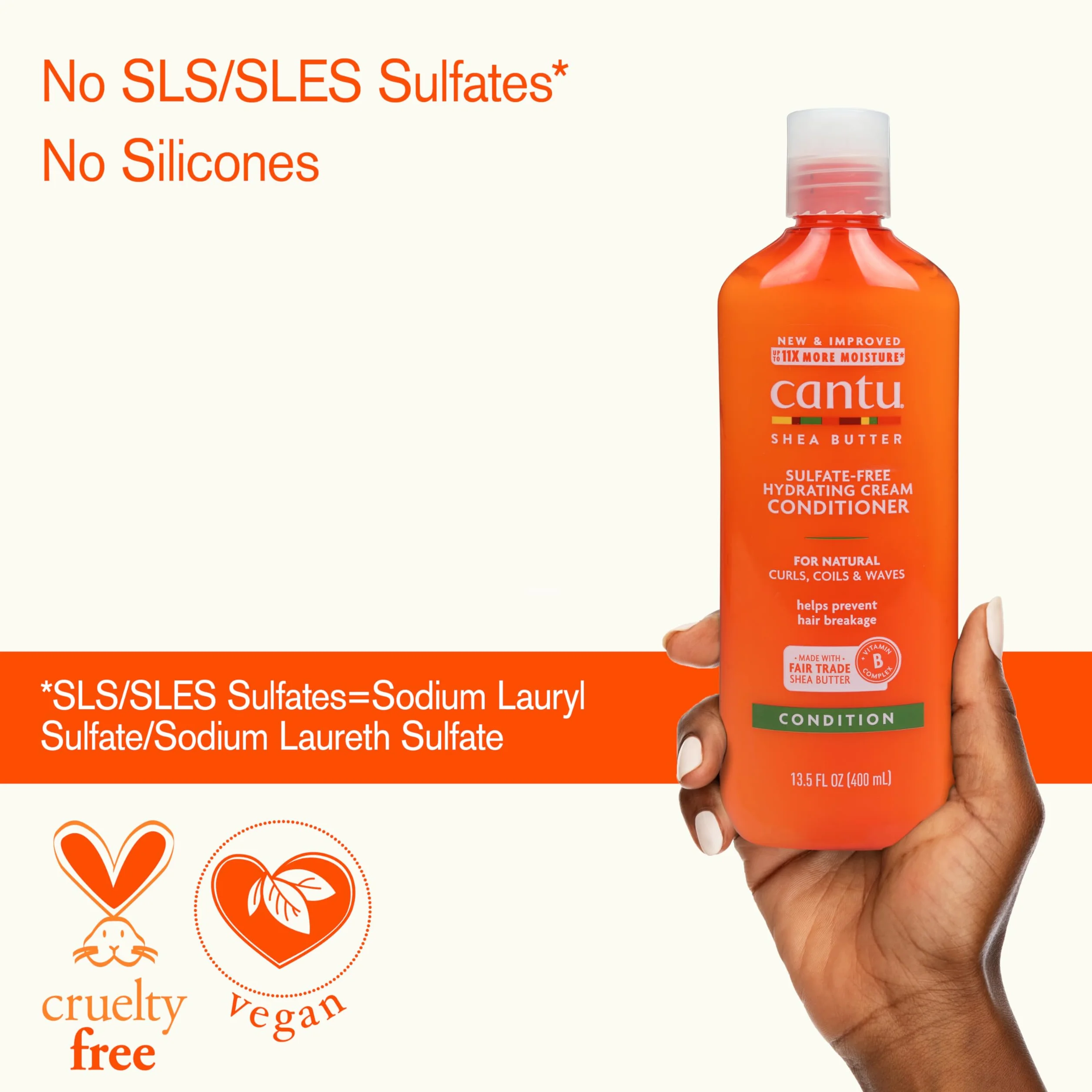 Cantu Shea Butter Nawilżająca Odżywka w Kremie 400 ml