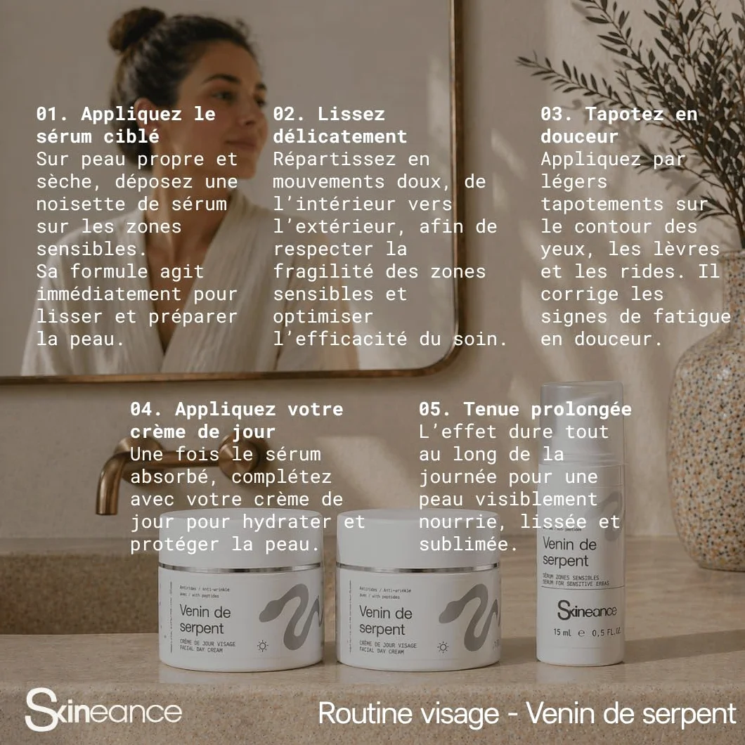Skineance Serum i 2 kremy z Syn-ake