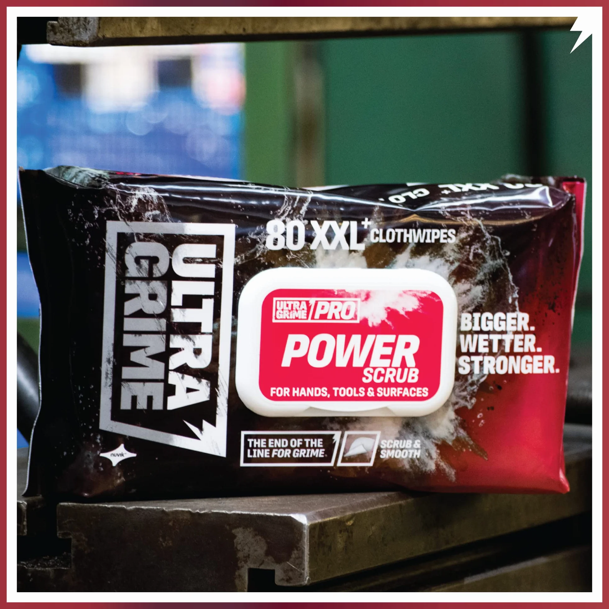 UltraGrime Pro Power Scrub Cleaning Wipes 80 sztuk 38 cm x 25 cm