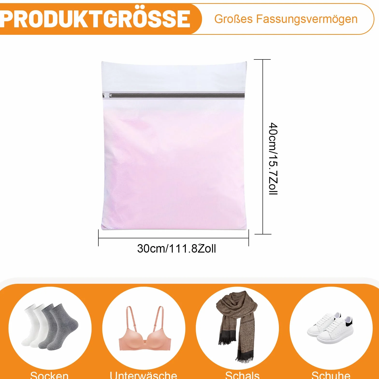 Dntorx 2 siatki na pranie do pralki, 30 x 40 cm, worek na pranie, worek na pranie, z zamkiem błyskawicznym, na koszule, bieliznę, odzież dla niemowląt