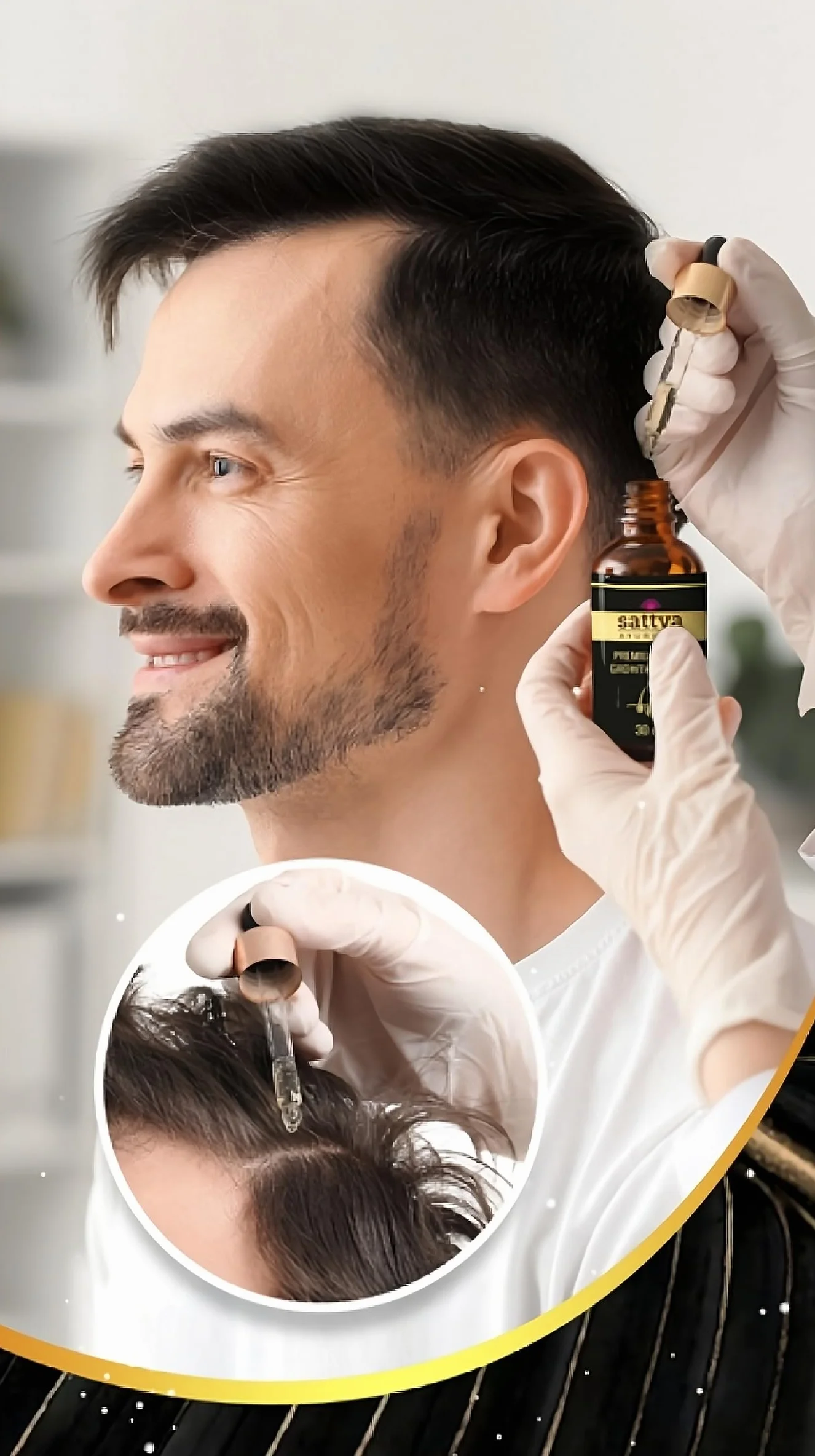 Serum na porost włosów z ekstraktem z rozmarynu i Redensyl firmy Sattva Ayurveda do skutecznego leczenia wypadania włosów u kobiet i mężczyzn