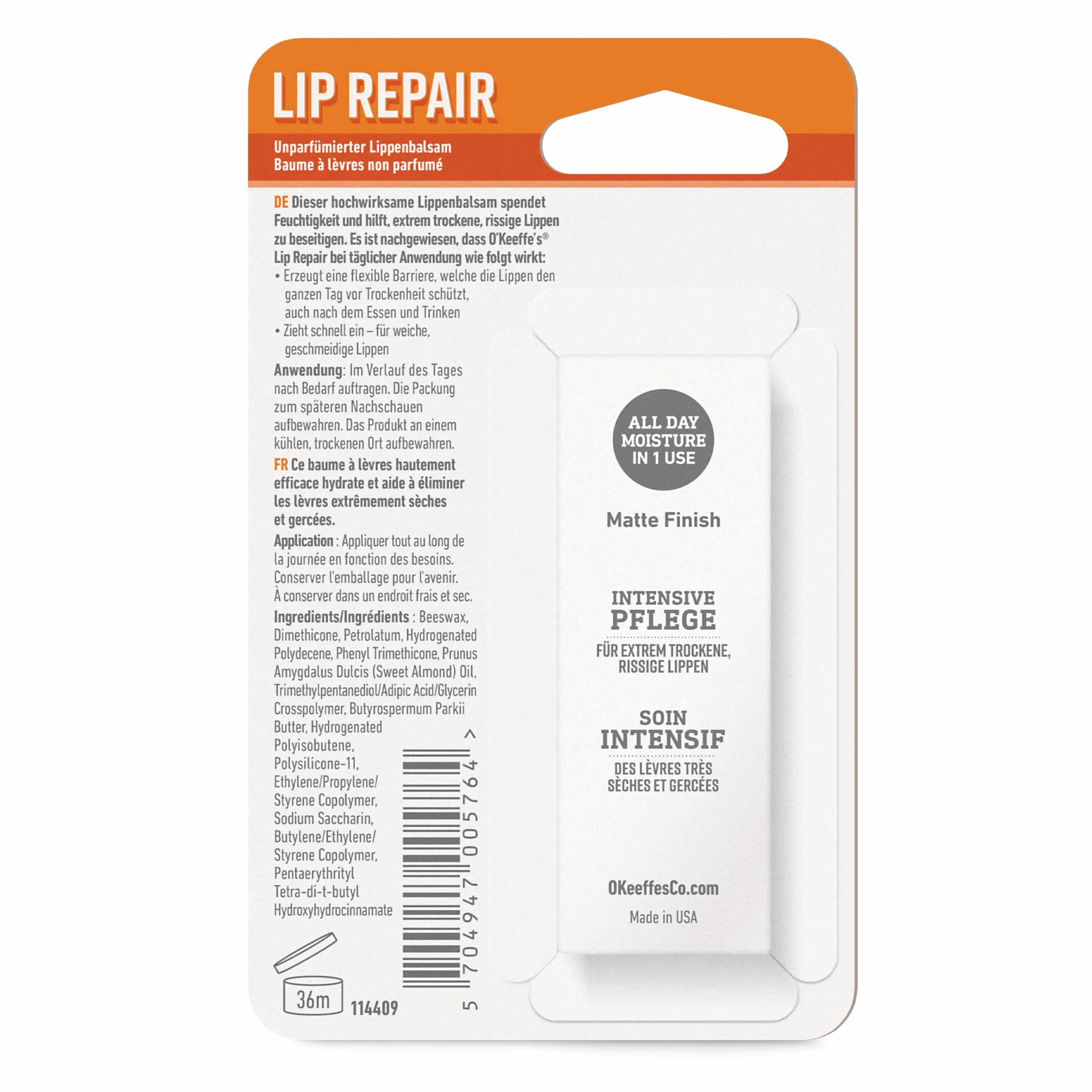 O'Keeffe'S Lip Repair Balsam do Ust, 4.2 g