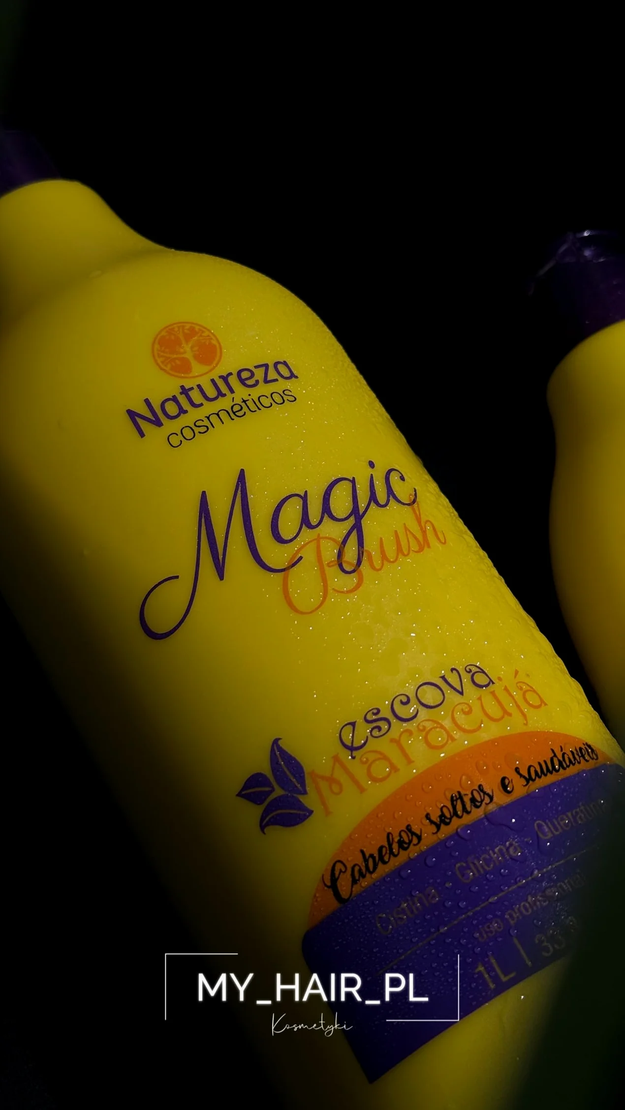 Keratyna do prostowania włosów Natureza Magic Brush 1000ml escova maracuja