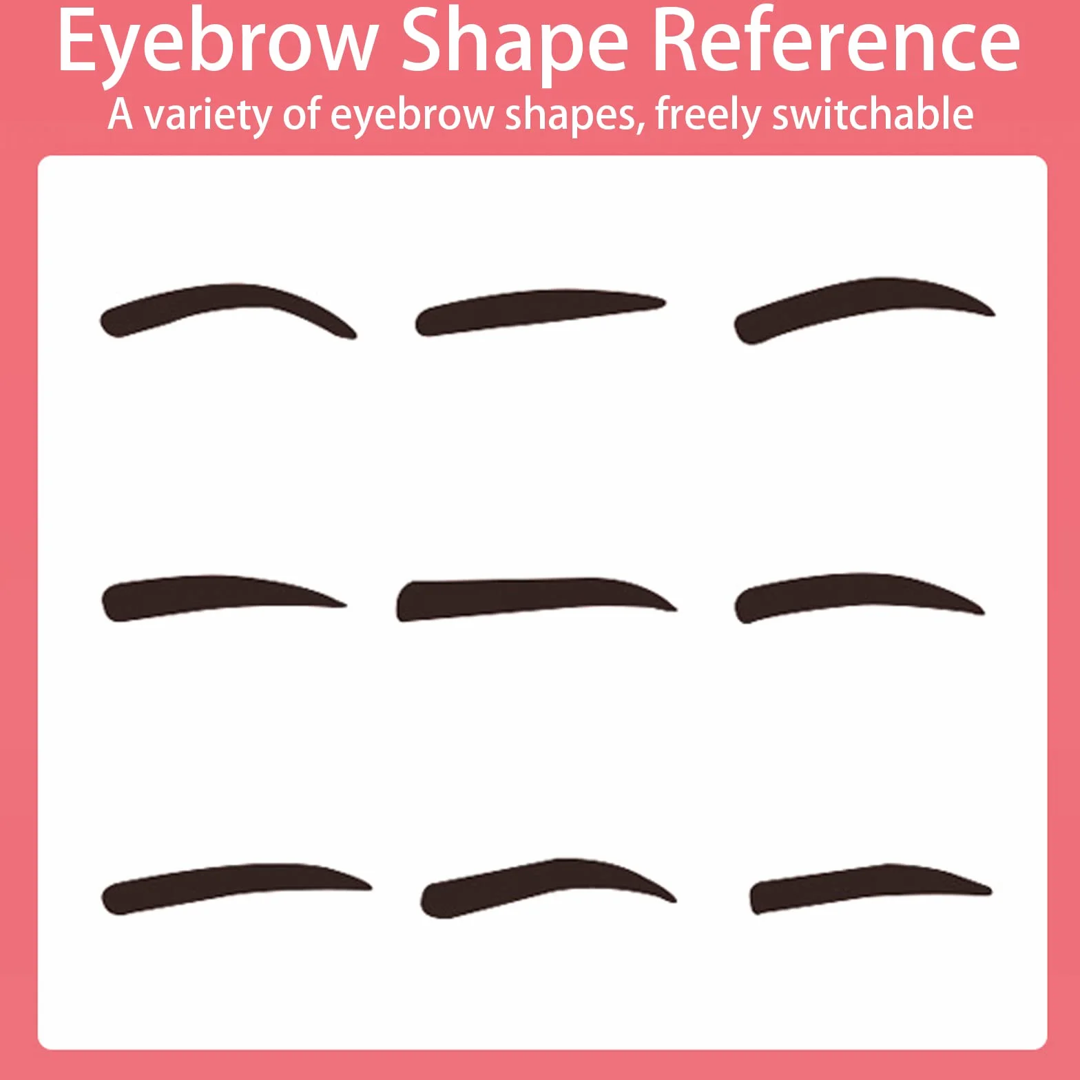 4 szt. Wielofunkcyjna szczotka do brwi, kwadratowy pędzel do brwi z 3 ostrzami do brwi, wielofunkcyjna szczotka do brwi, kątowa szczotka do brwi Brow Brush Narzędzie do makijażu