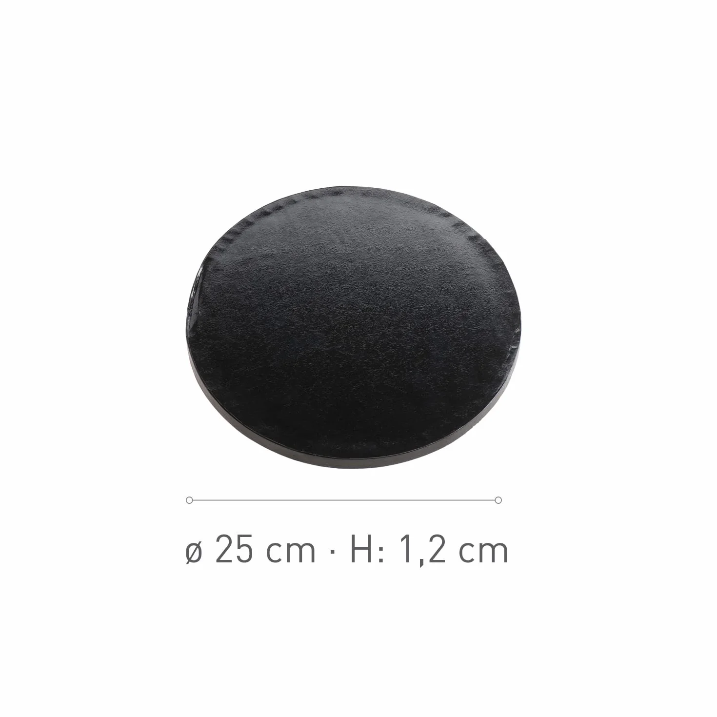 Dekora Czarna podstawa do ciast okrągła 25 cm