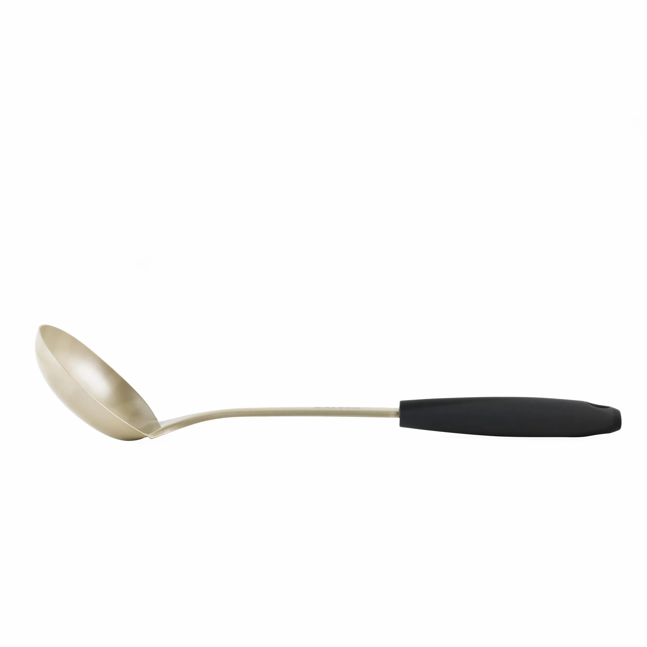 Salter BW11131EU7 Olympus Collection Ladle, Long-Lasting Stainless Steel Soup Spoon Kitchen Utensil, Hanging Hook, Easy-Clean, Metal Multifunctional Cooking Tool For Stews, Sauces, Punchbowls, Gold