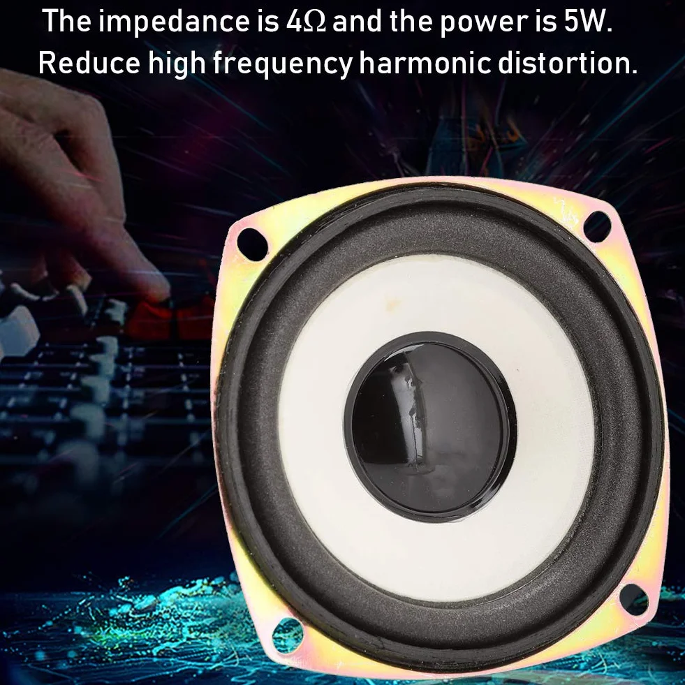Pusokei 3-calowe głośniki audio pełnozakresowe 4 omy 5 W bardzo czuły dźwięk stereo surround do multimedialnych głośników