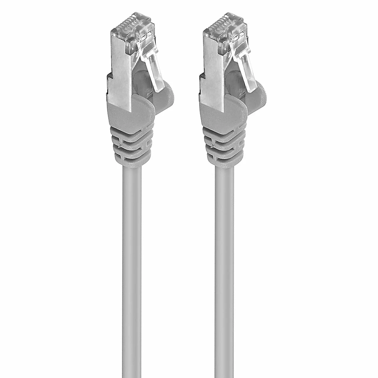 PremiumCord Kabel Sieciowy, Ethernet, LAN i Kabel Krosowy CAT6a, Ekranowanie S/FTP PiMF, LSOH, Szybkie, Elastyczne i Trwałe, RJ45, 10 Gbit/s, AWG 26/7, Miedziany 100% CU, Szary, 0,5m