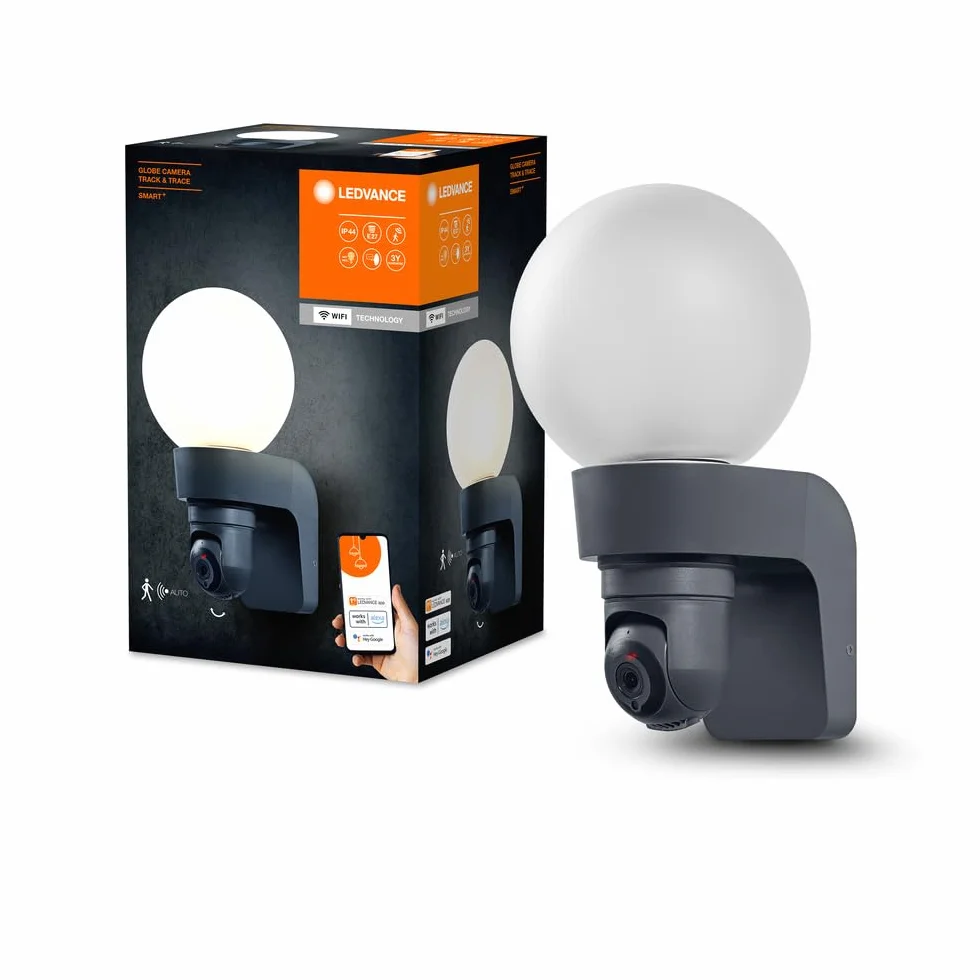 LEDVANCE SMART+ Kamera śledząca globe czarna