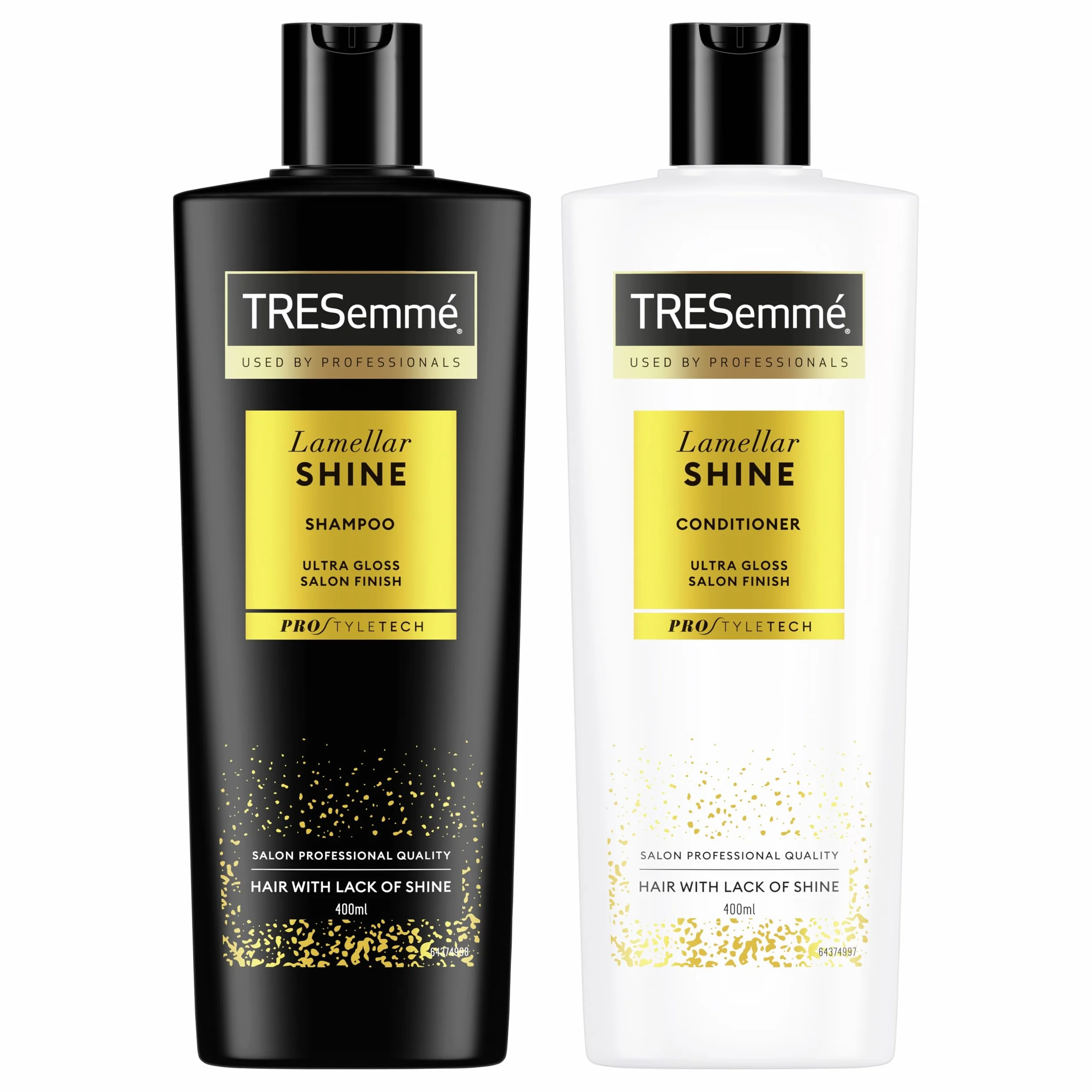 TRESemmé Szampon i Odżywka Lamellar Shine pielęgnacja włosów w zestawie z opatentowaną technologią Lamellar 400 ml + 400 ml
