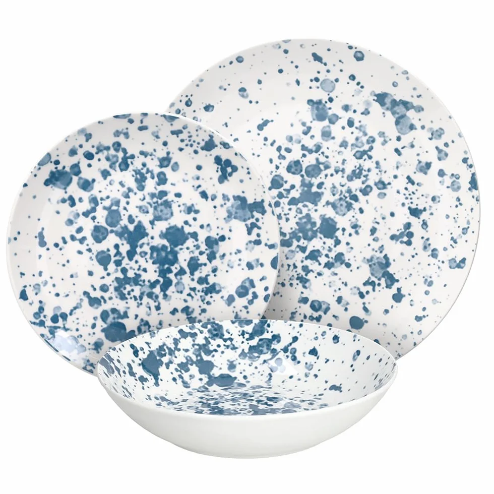 Tognana Apulia zestaw obiadowy 18-częściowy dla 6 osób, porcelana, wielokolorowy