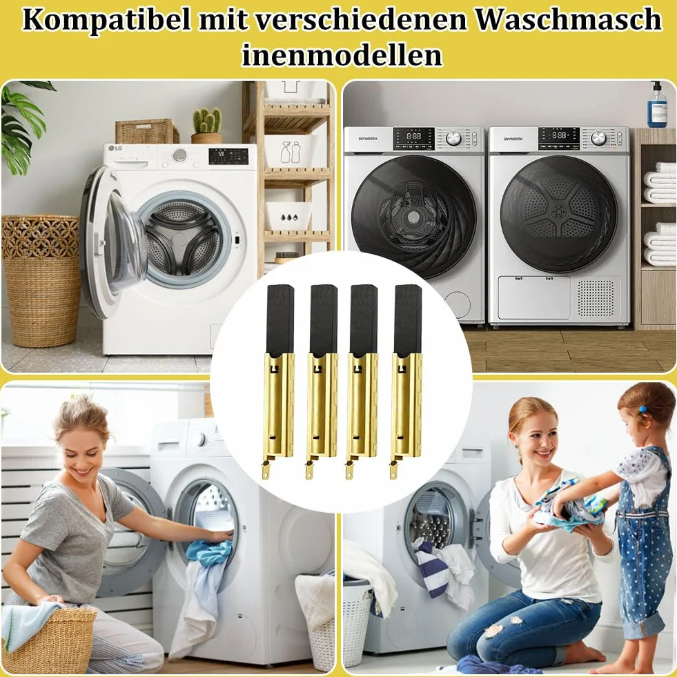 4 sztuki szczotek węglowych L94MF7, szczotki z włókna węglowego do pralki, zapasowe szczotki węglowe do silnika elektrycznego, wkładki do silników silnikowych, szczotki wysuwane, trwała wydajność, 5 x