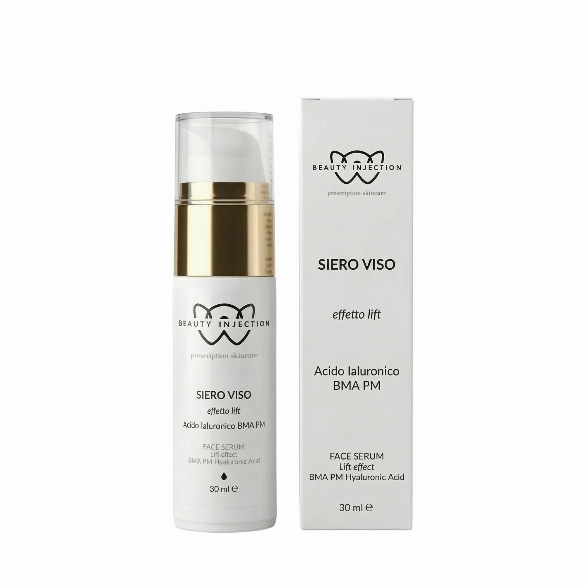 Wikirose Cosmetics BMA PM Serum do twarzy z efektem liftingu z kwasem hialuronowym - 30 ml
