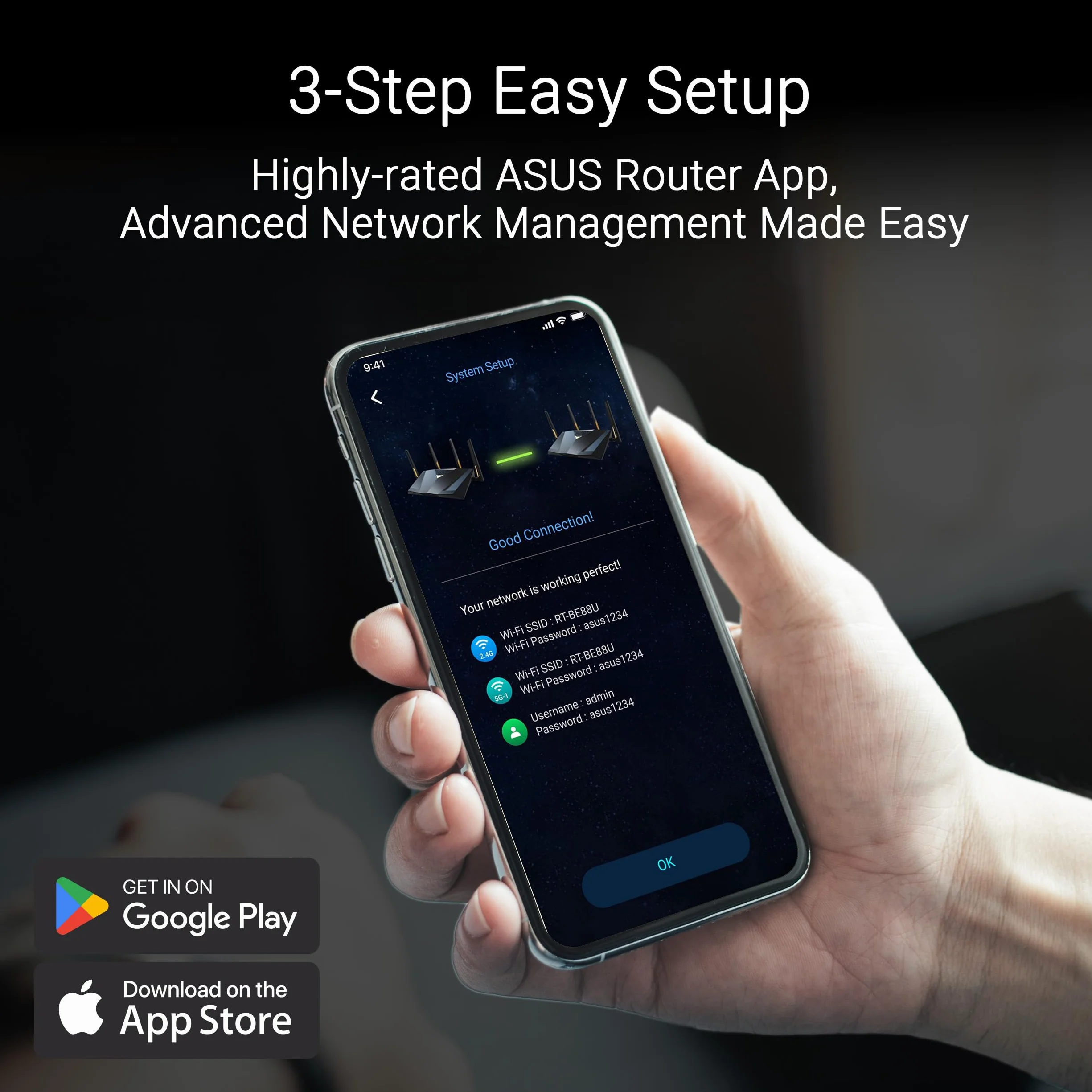 ASUS RT-BE88U wysokiej wydajności dwuzakresowy router AiMesh WiFi 7, 4K-QAM, MLO, 2 porty 10G, SFP+, 4 porty 2,5G, 4 porty 1G, sieć WAN/LAN do 34G, bezpieczeństwo sieci, VPN