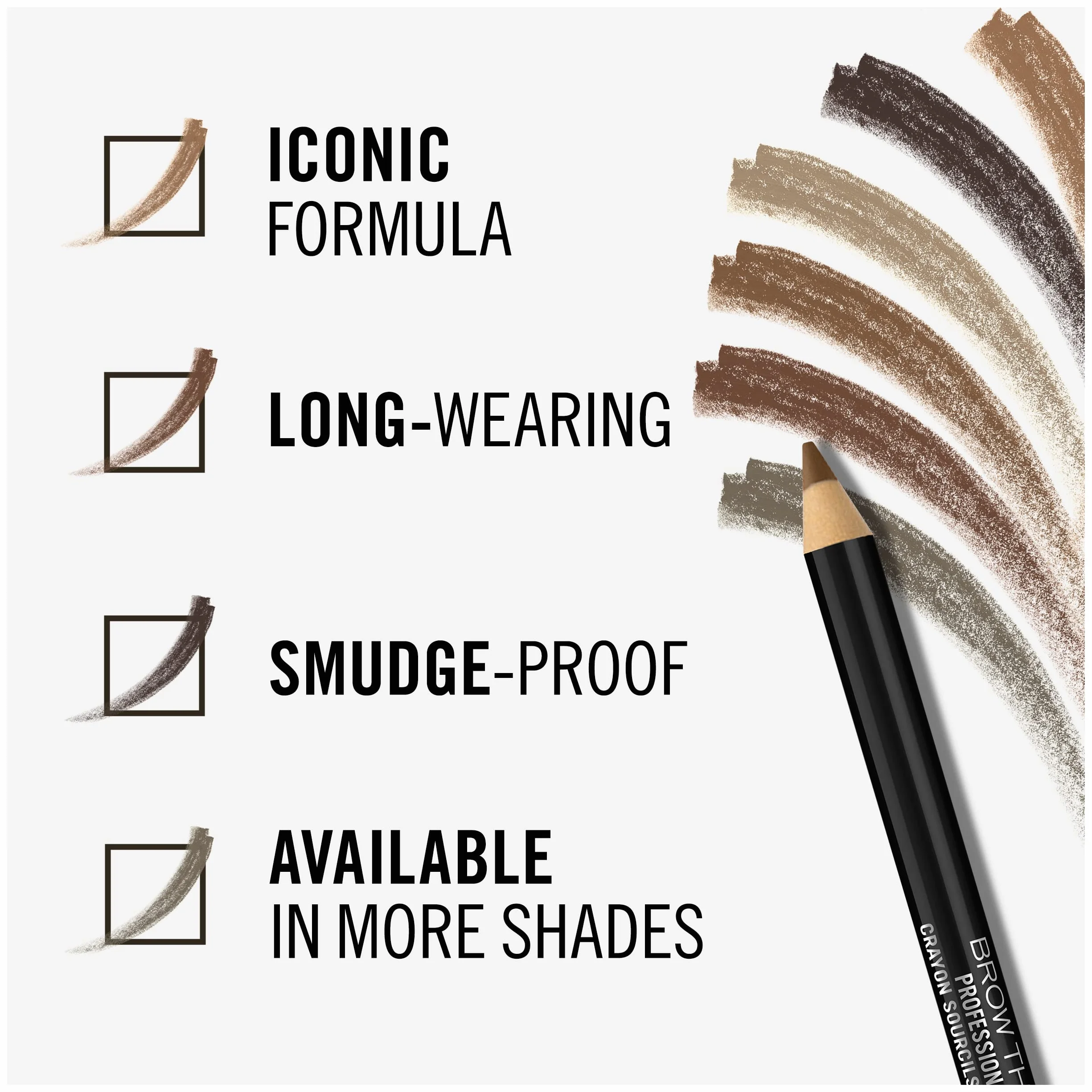 Rimmel Professional Kredka do Brwi, Dark Brown, 1,4 g