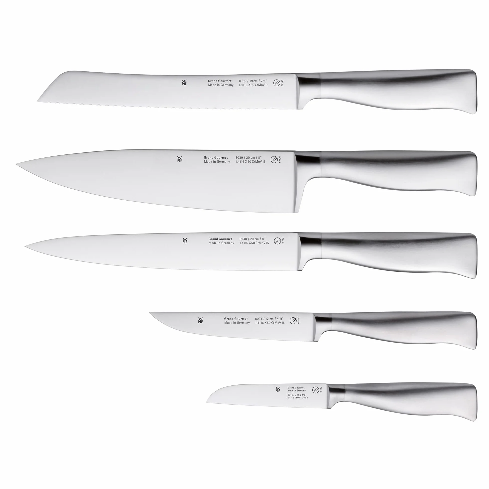 WMF nóż Grand Gourmet Performance Cut 5 sztuk kuty stal nierdzewna