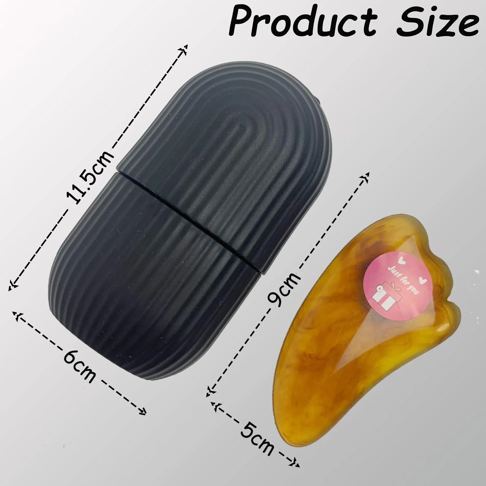 Ice Roller, Ice Roller for Face and Eyes, Ice Face Roller and Gua Sha, Silikon Rolka do lodu do Twarzy, Skutecznie Złagodzić Opuchliznę, Zmniejsza Pory, Napięte Zmarszczki i Analgesiate Hydrate