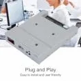 Estink Emulator Napędu Dyskietek USB SSD, 3,5 Cala, 1,44 MB, FAT32, Plug and Play, Biały, Kompatybilny ze Sprzętem Sterowania Przemysłowego