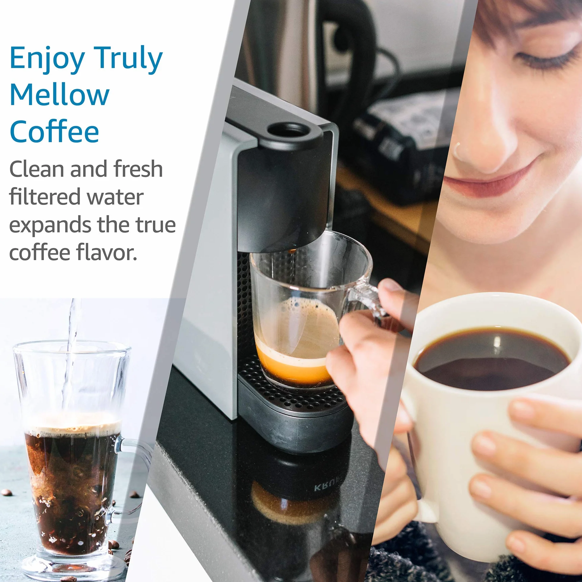 AQUA CREST Filtr do wody Intenza+ CA6702/00 do Gaggia Philips Saeco 4 szt.
