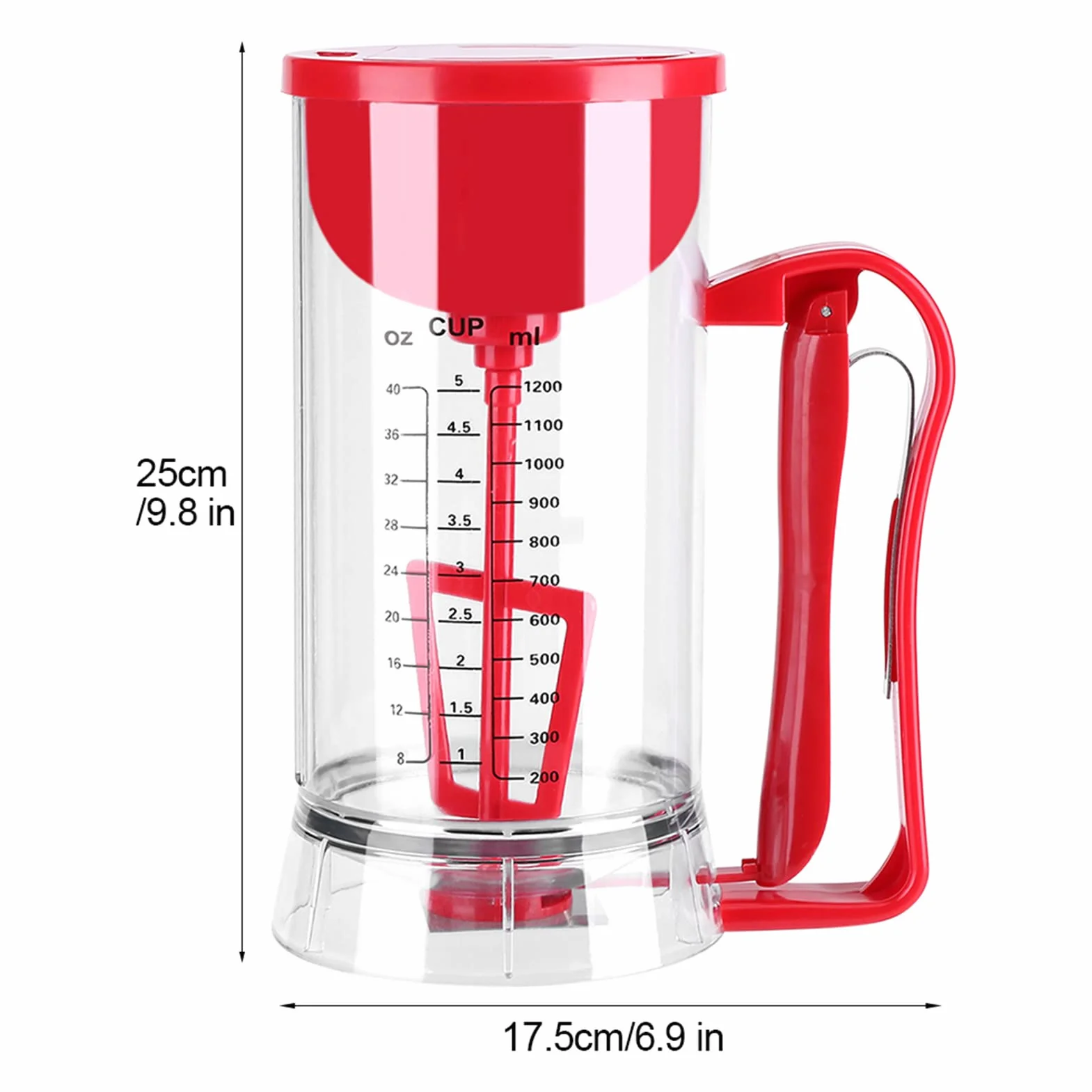 Elektryczny dozownik ciasta naleśnikowego 1200 ml
