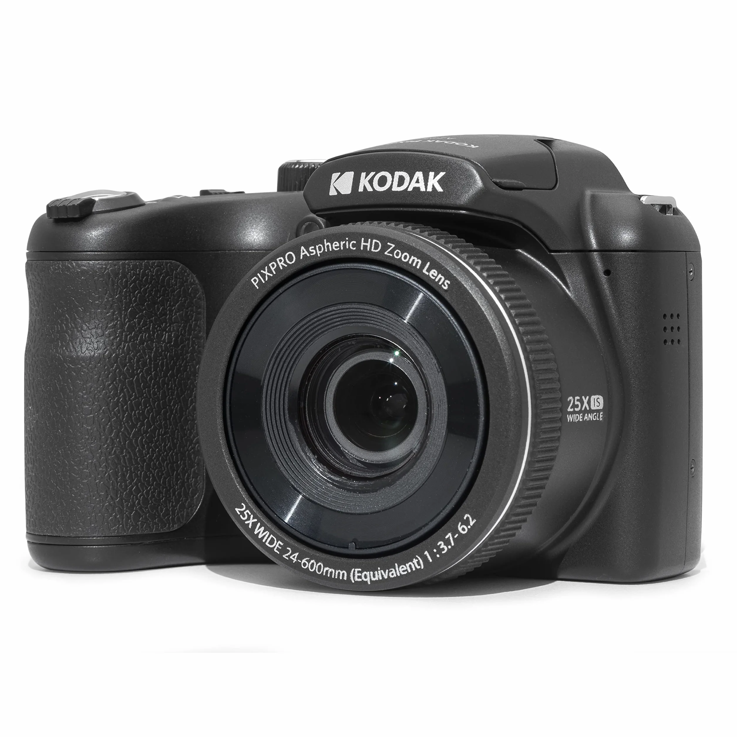 KODAK PIXPRO Astro Zoom AZ255-BK aparat cyfrowy 16 MP z 25-krotnym zoomem optycznym 24 mm, szeroki kąt 1080P Full HD i 3" LCD (czarny)