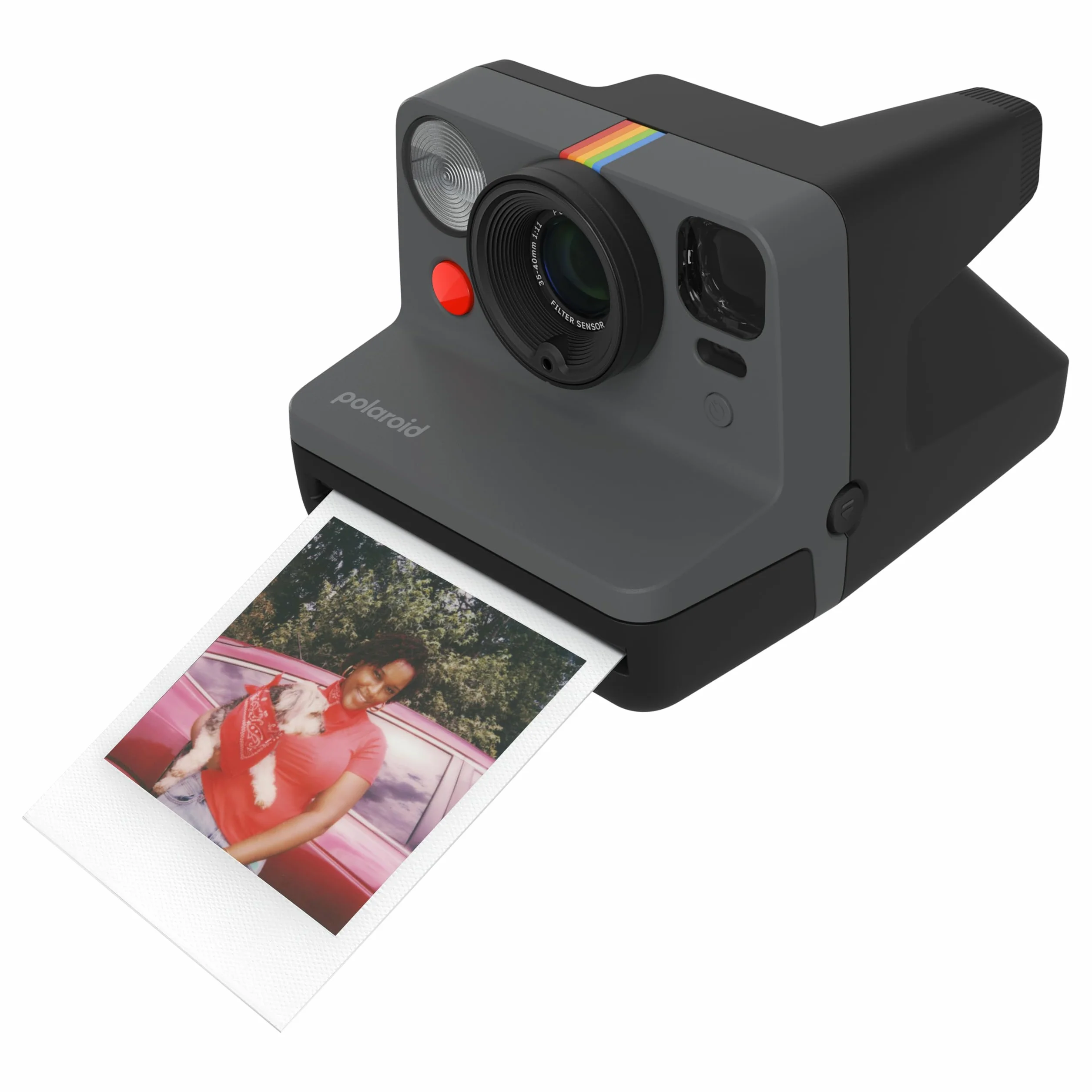 Polaroid - NOW Gen3 - Aparat natychmiastowy - Zestaw aparat + film kolorowy (16 zdjęć) Czarny (6560)
