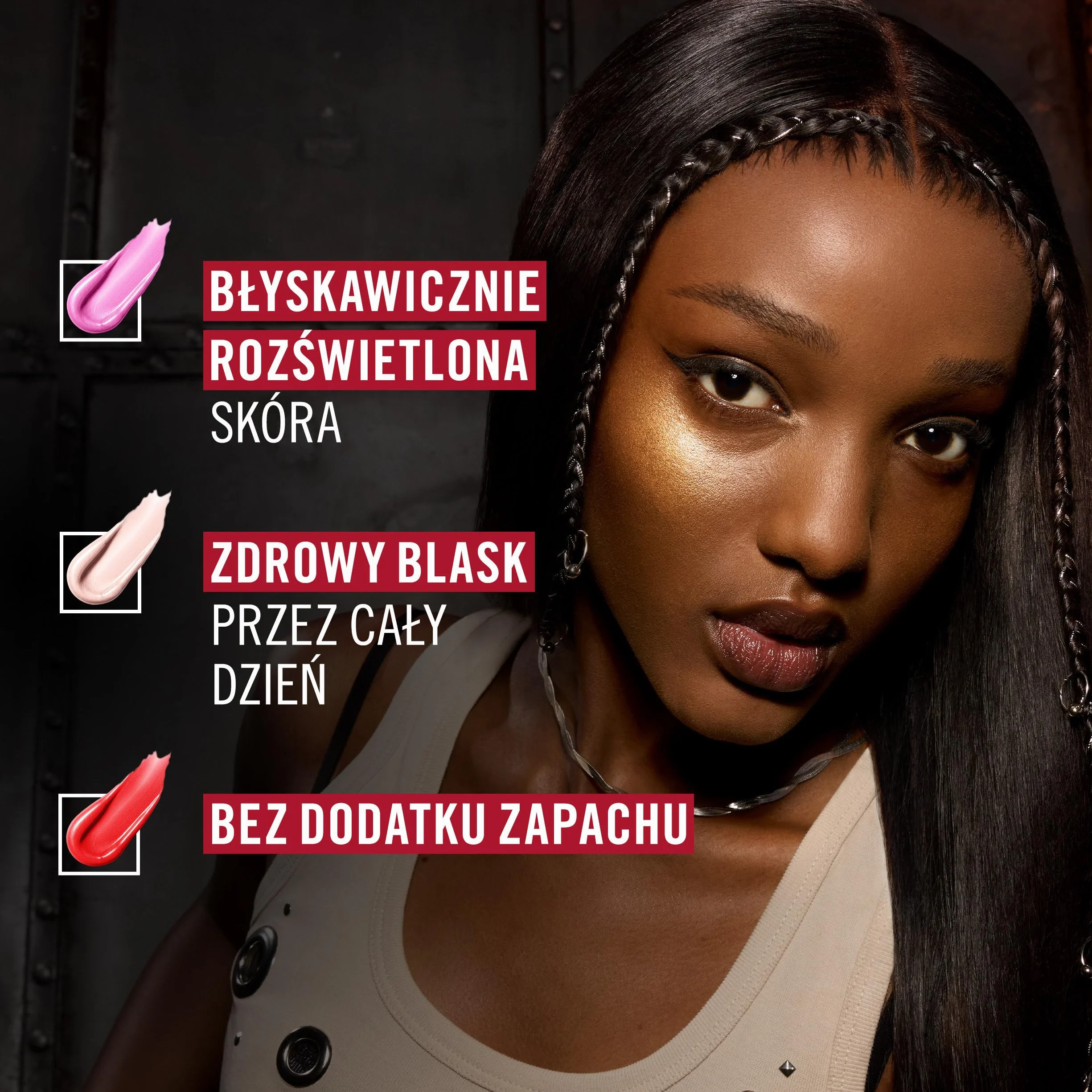 Rimmel Multi Tasker Turbocharged Glow rozświetlacz do twarzy w płynie, 005 Iconic as Usual, 10 ml