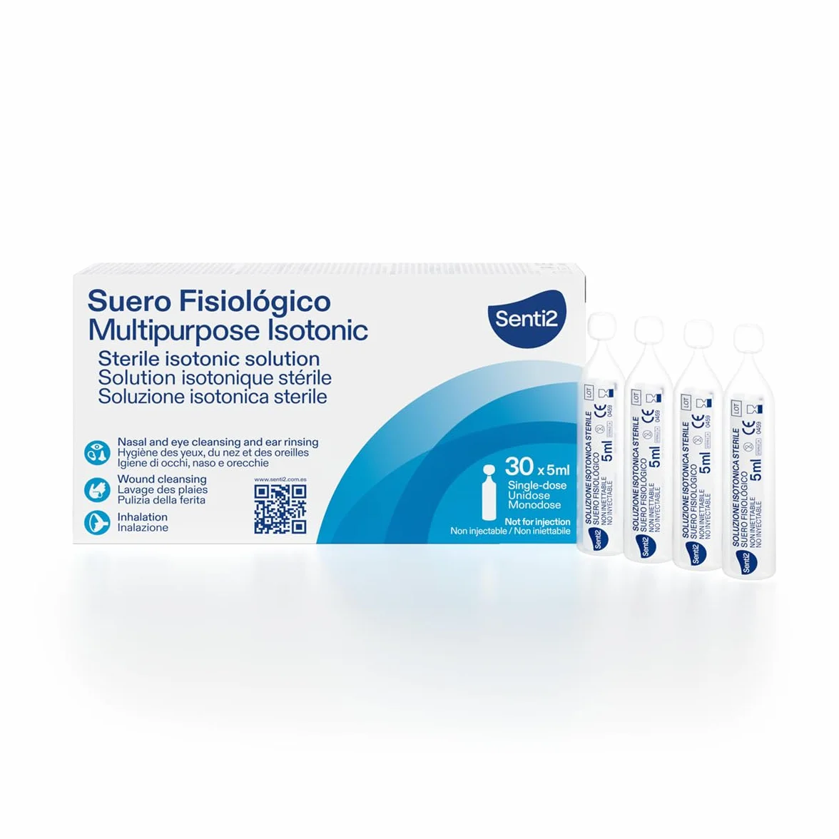 Senti2 Suero Fisiológico Monodosis - 30 Unidosis