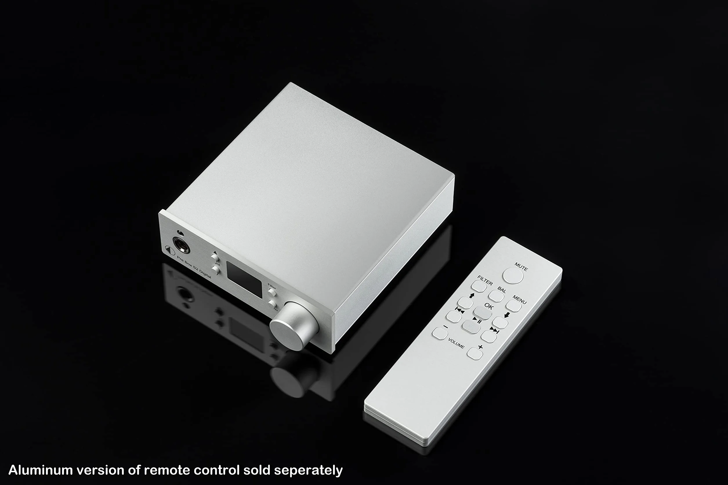 Pro-Ject Pre Box S2 Digital, audiofilny przedwzmacniacz stereo (srebrny)