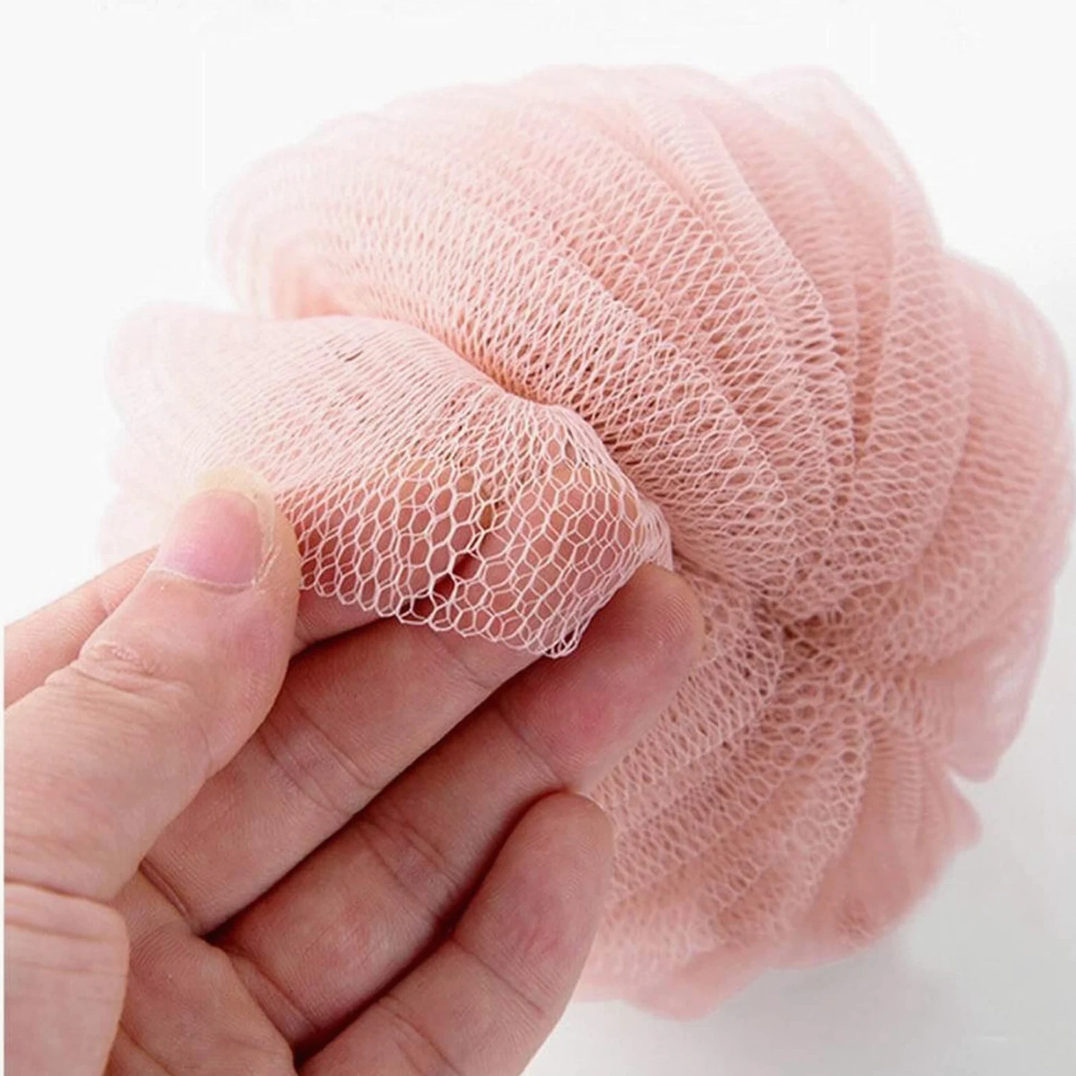 Gąbka pod prysznic 4 szt. Kulka do kąpieli Body Exfoliate Puff do kąpieli Gąbka pod prysznic z haczykiem do ciała Wisp Dry Bath l