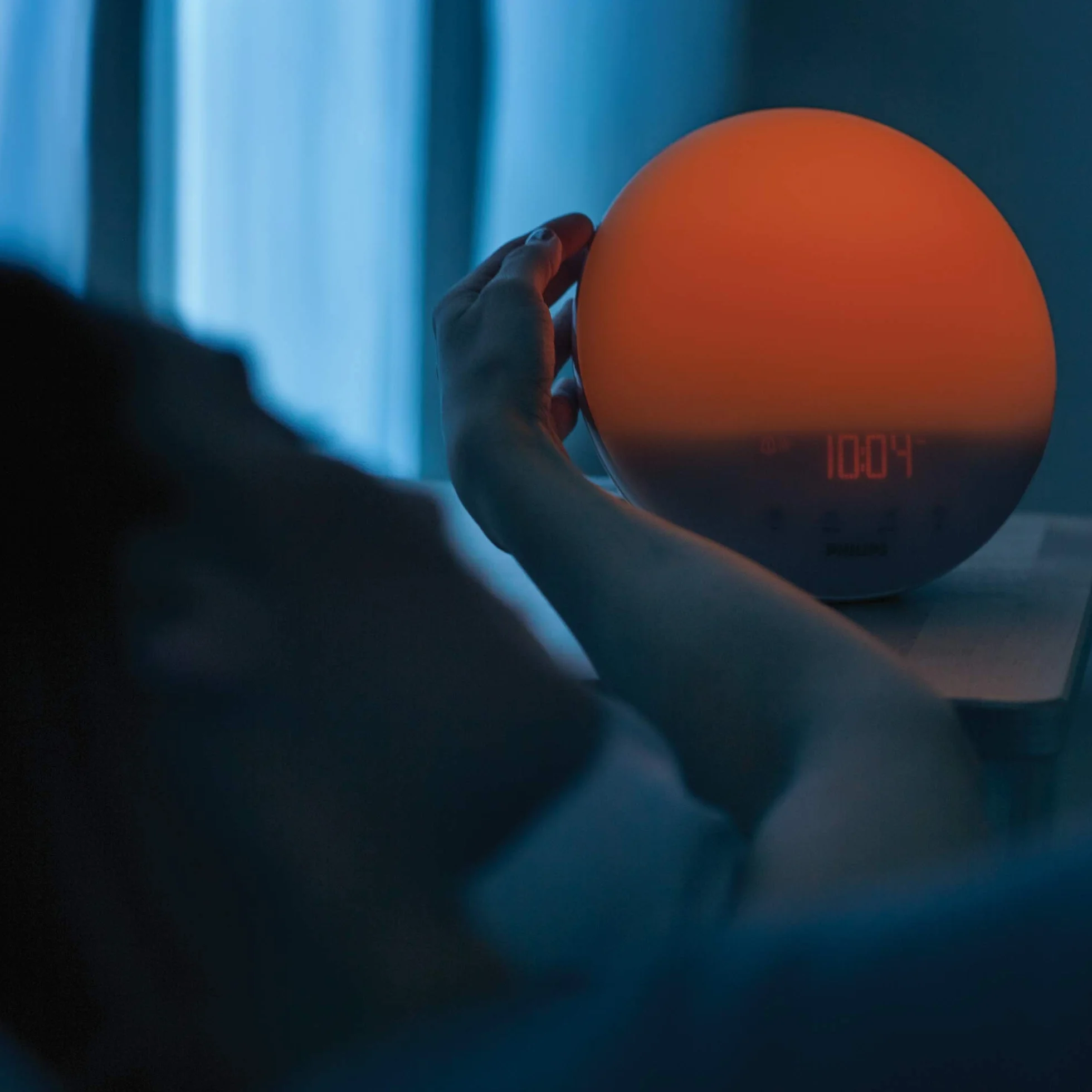 Philips Budzik ze Światłem Dziennym 300 Luks Biały