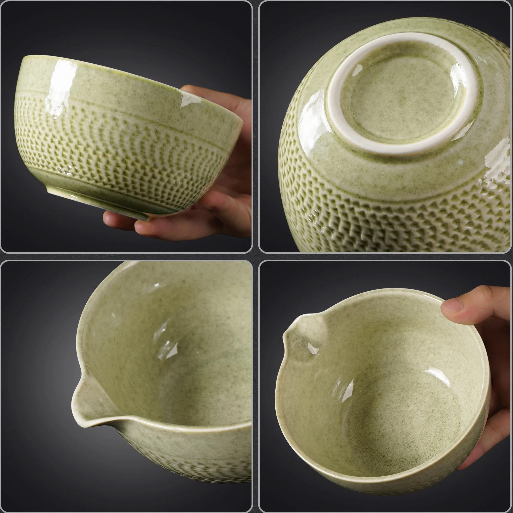 Zestaw do Herbaty Matcha 7 Elementów z Trzepaczką i Uchwytem